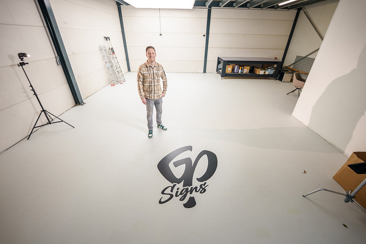 Vloer met garagevloercoating