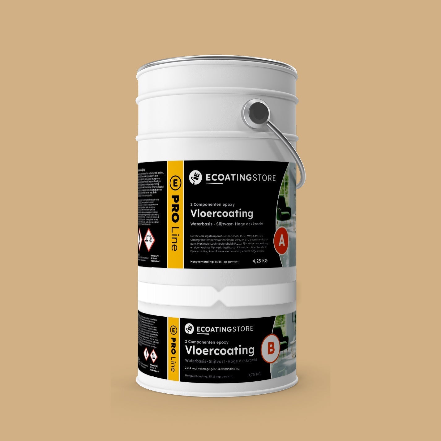 Pintura epoxi - RAL 1001