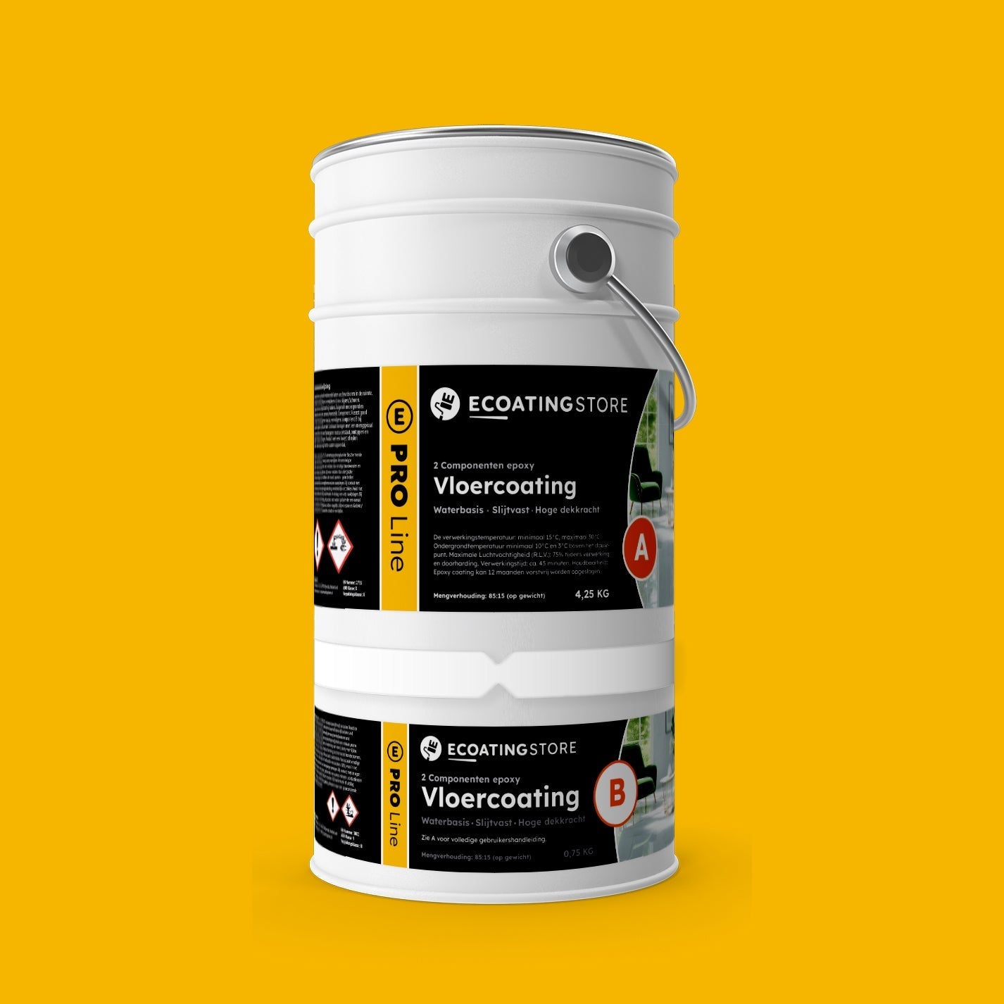 Pintura epoxi - RAL 1021