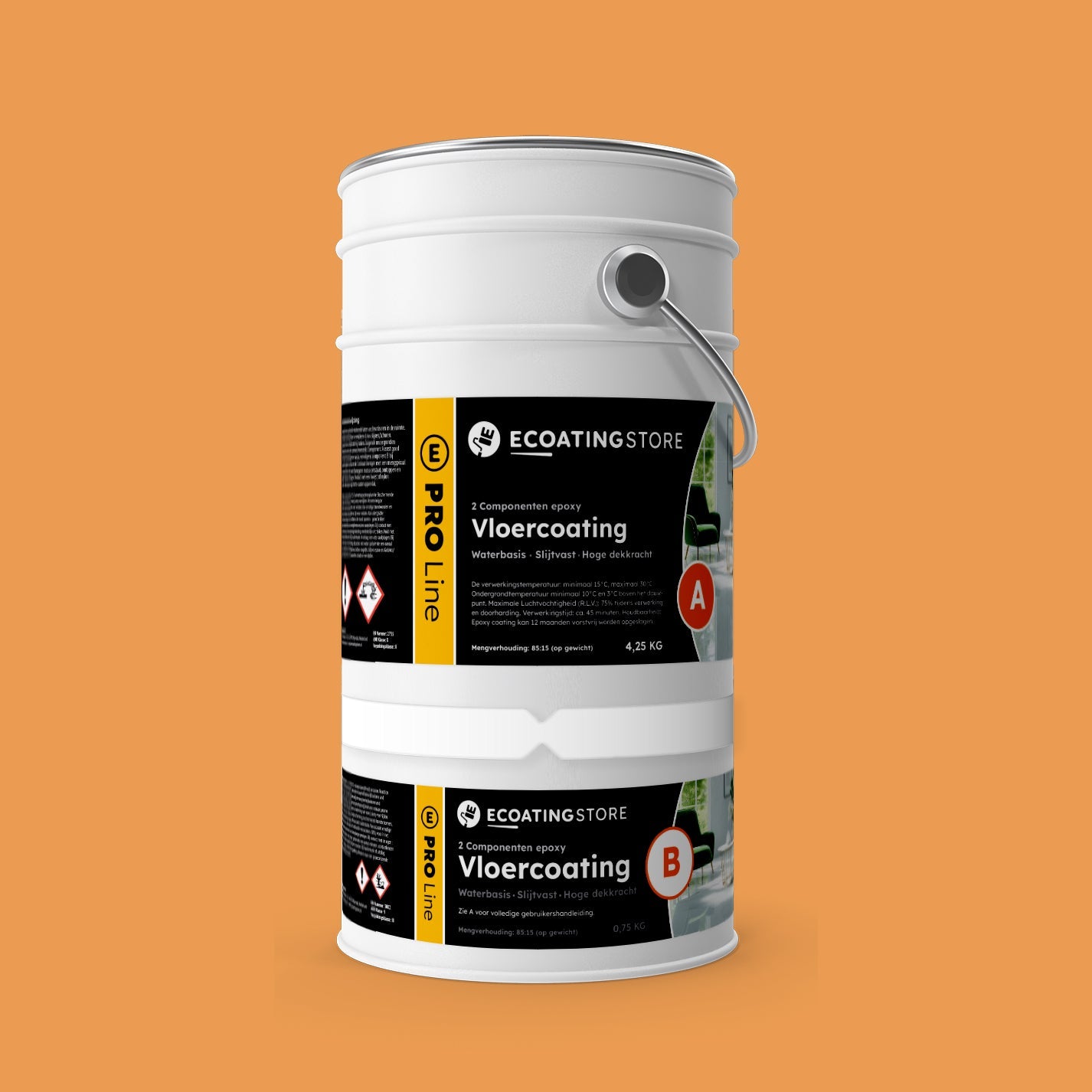 Revestimiento para suelo de garaje - RAL 1034