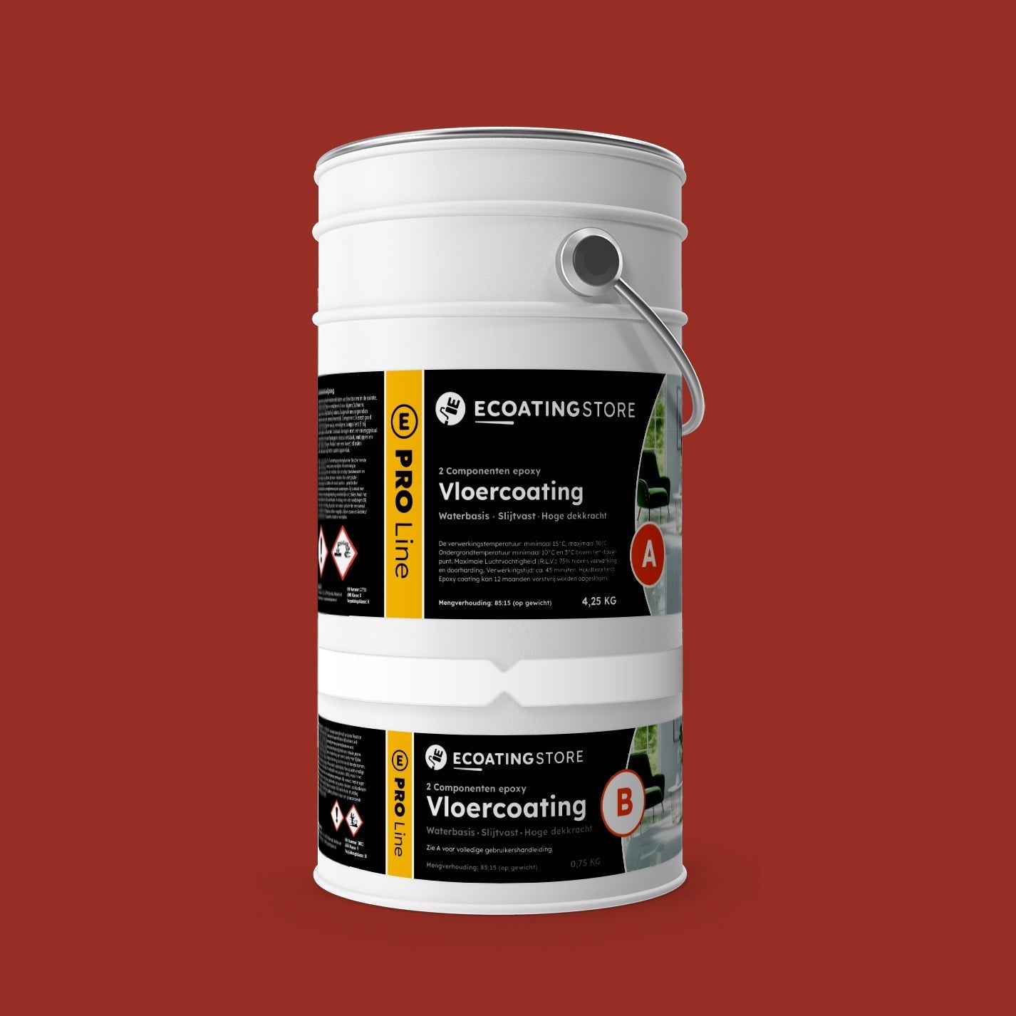 Pintura epoxi - RAL 3013