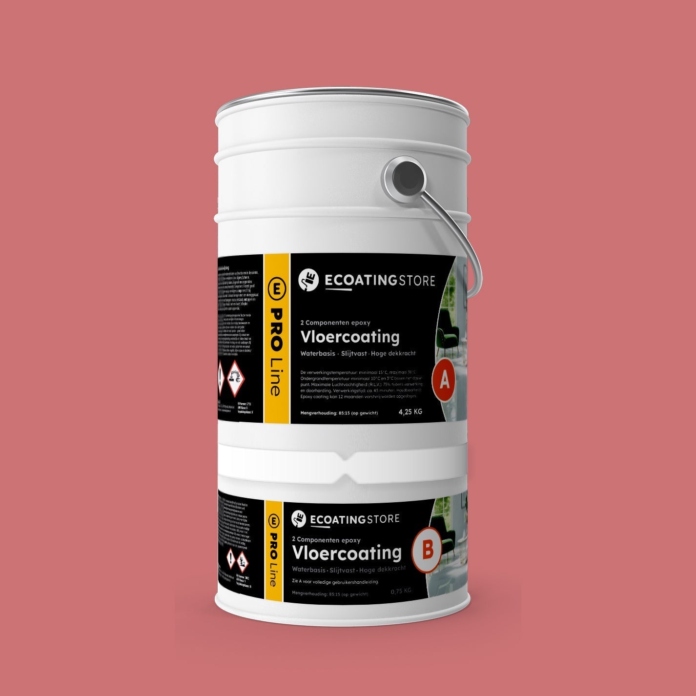 Pintura epoxi - RAL 3014