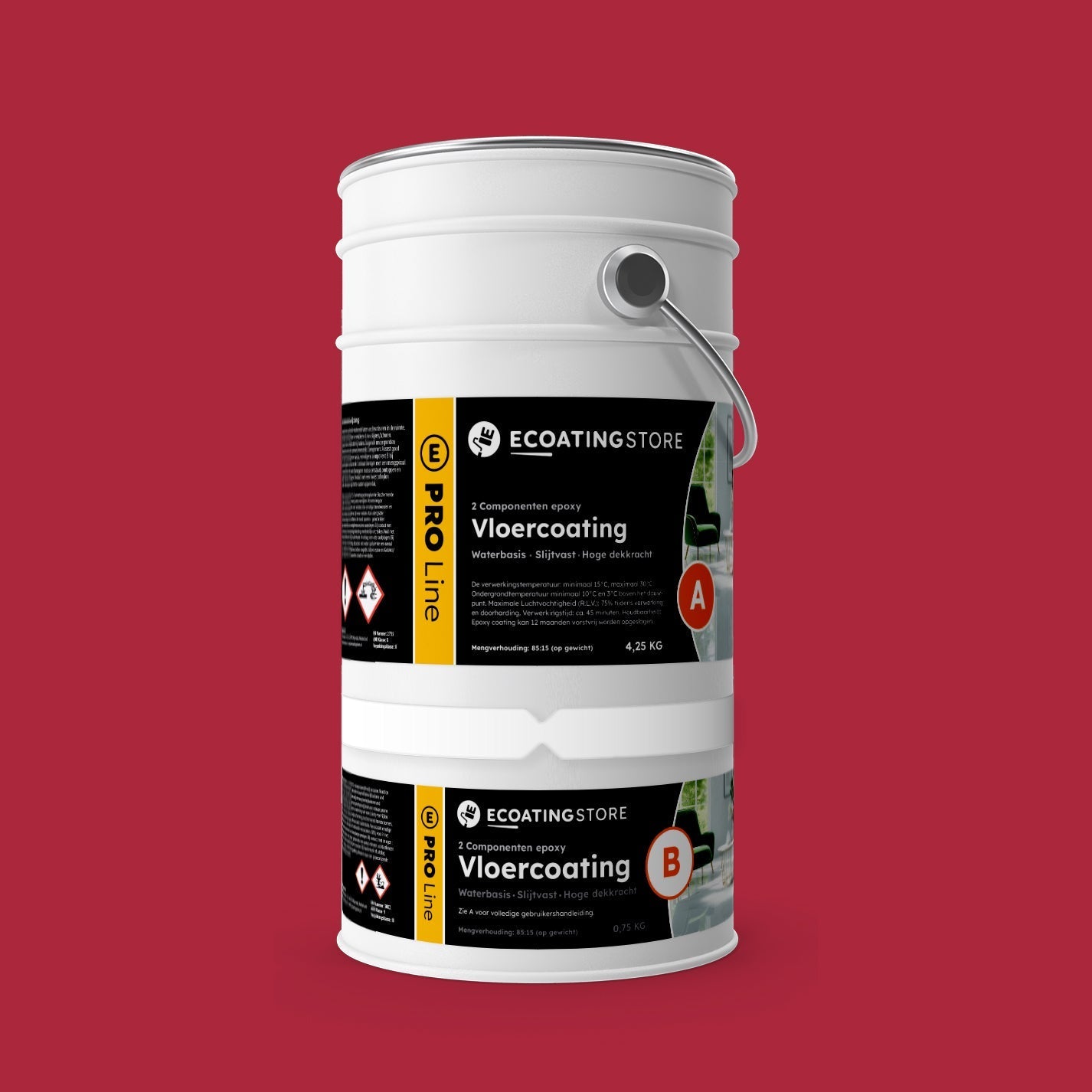 Pintura epoxi - RAL 3027