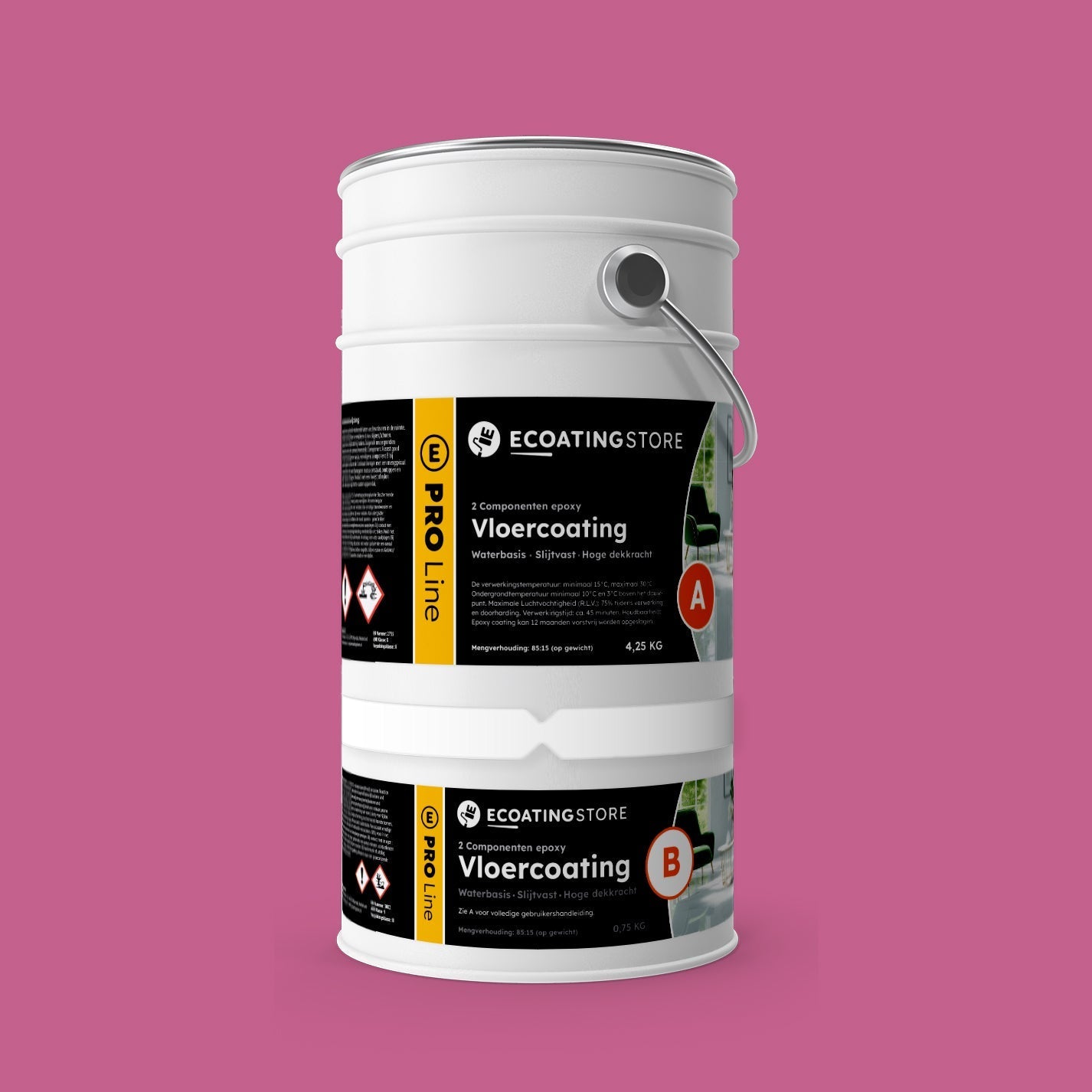 Pintura epoxi - RAL 4003