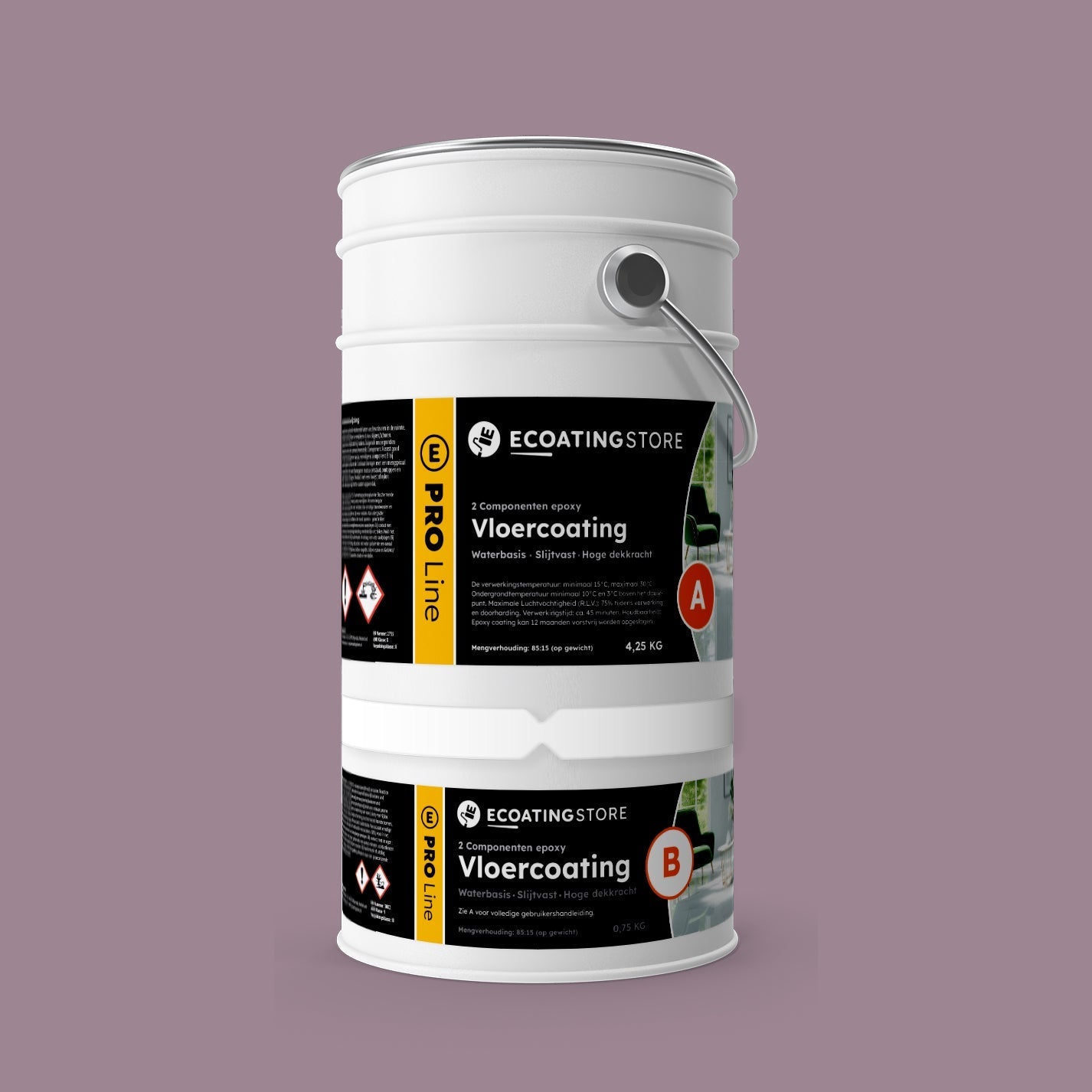 Pintura epoxi - RAL 4009