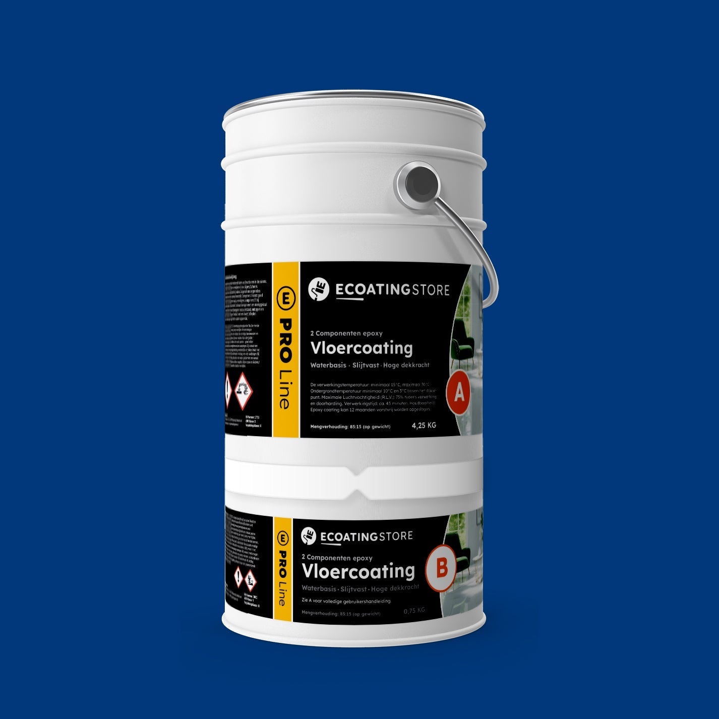 Pintura epoxi - RAL 5002