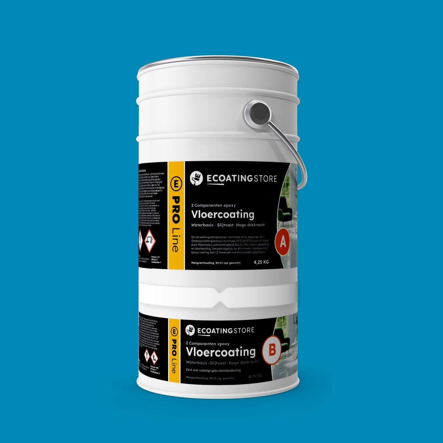 Pintura epoxi - RAL 5012