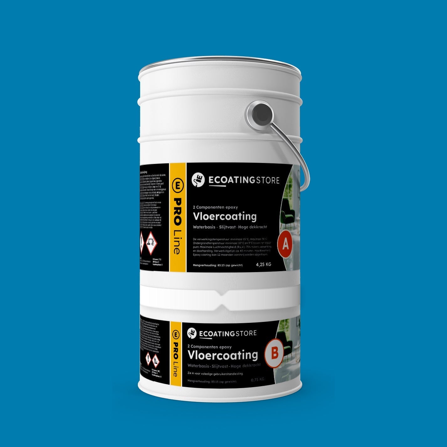 Pintura epoxi - RAL 5015