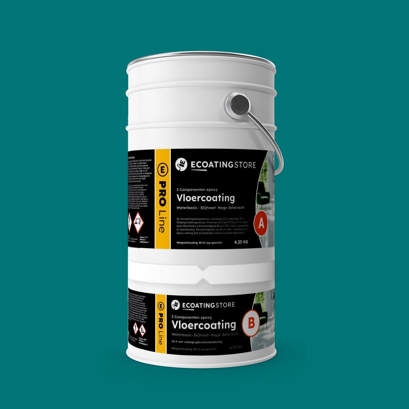 Pintura epoxi - RAL 5021