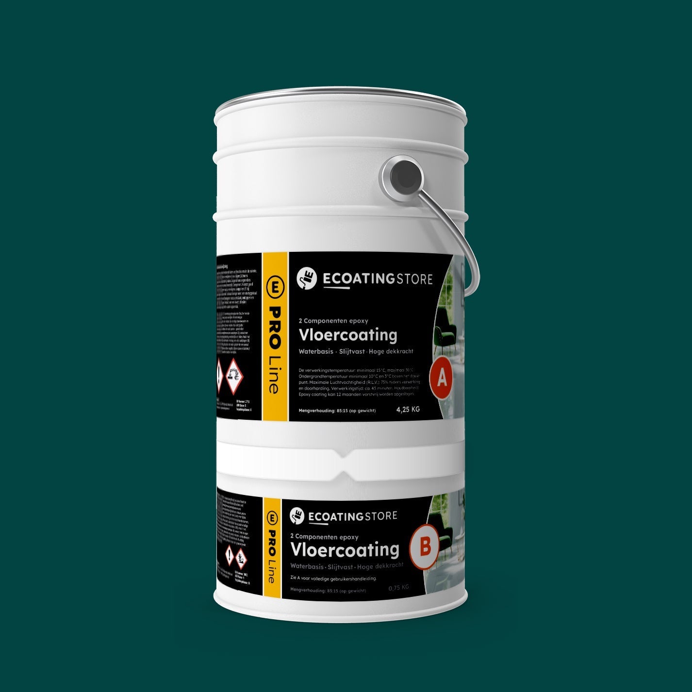 Pintura epoxi - RAL 6004