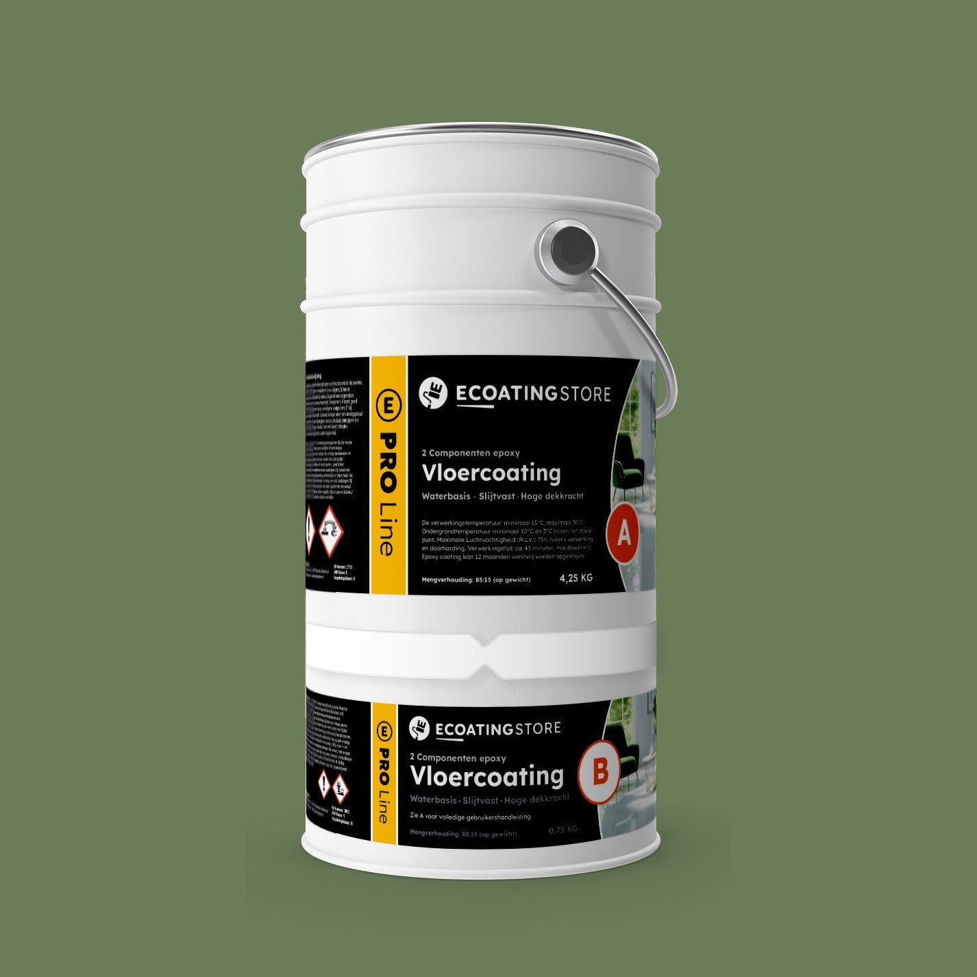 Pintura epoxi - RAL 6011