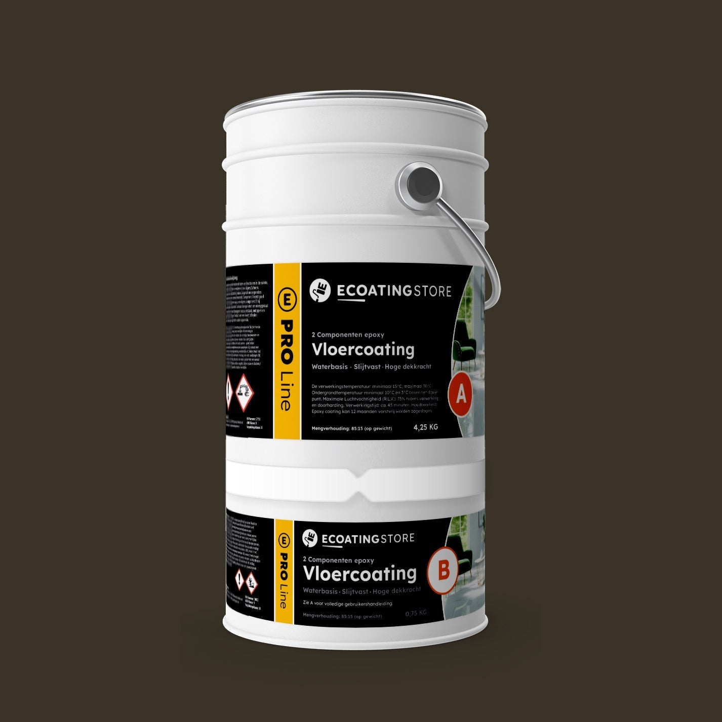 Pintura epoxi - RAL 6022