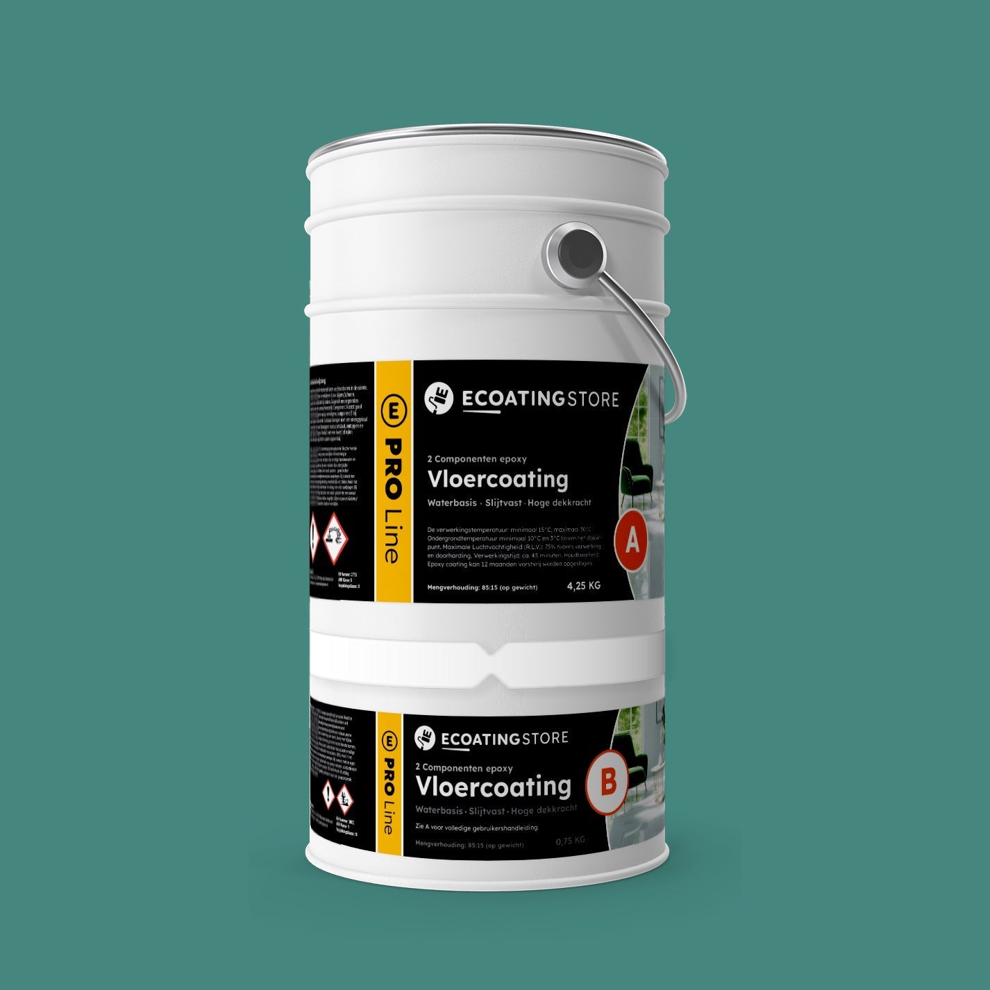 Pintura epoxi - RAL 6033