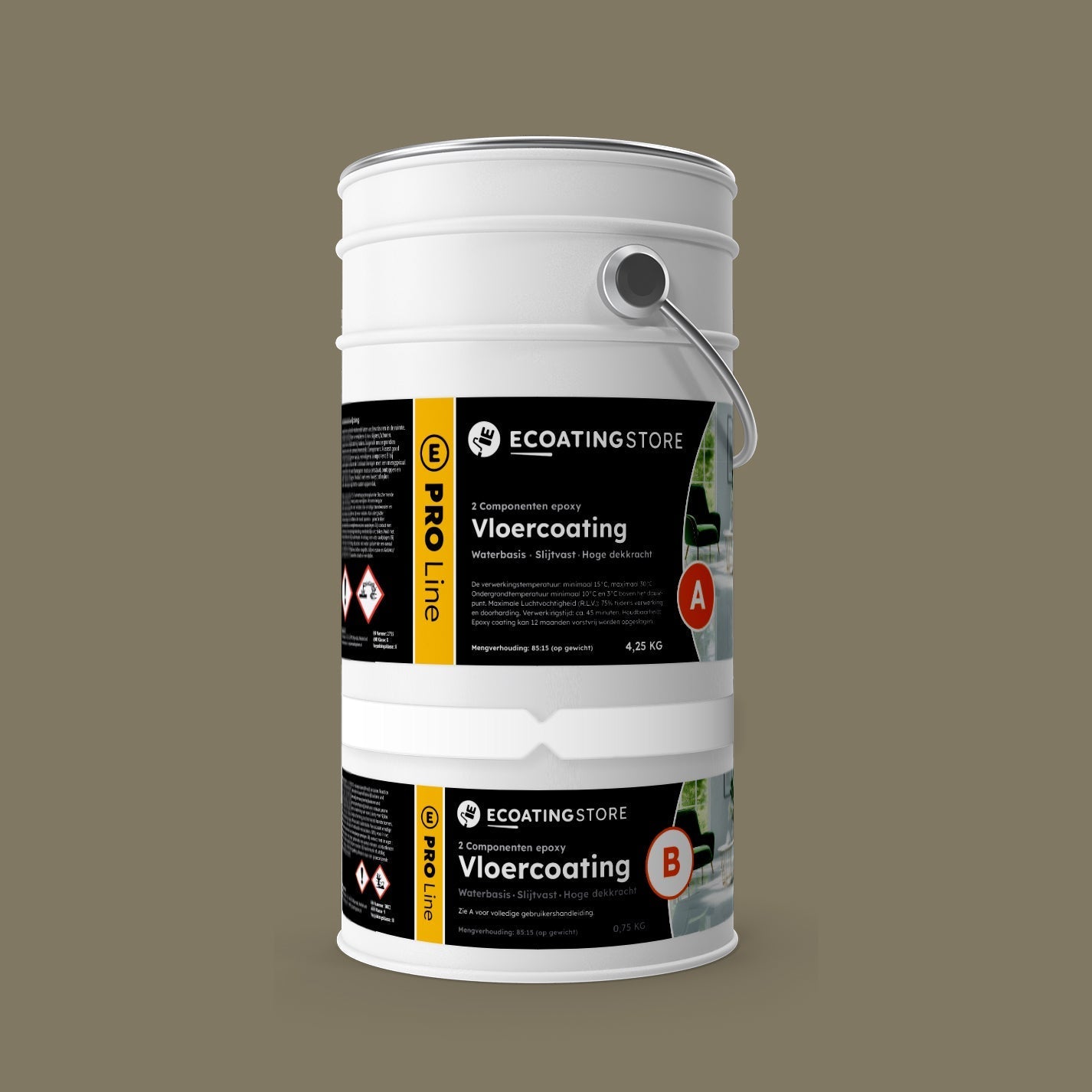 Pintura epoxi - RAL 7002