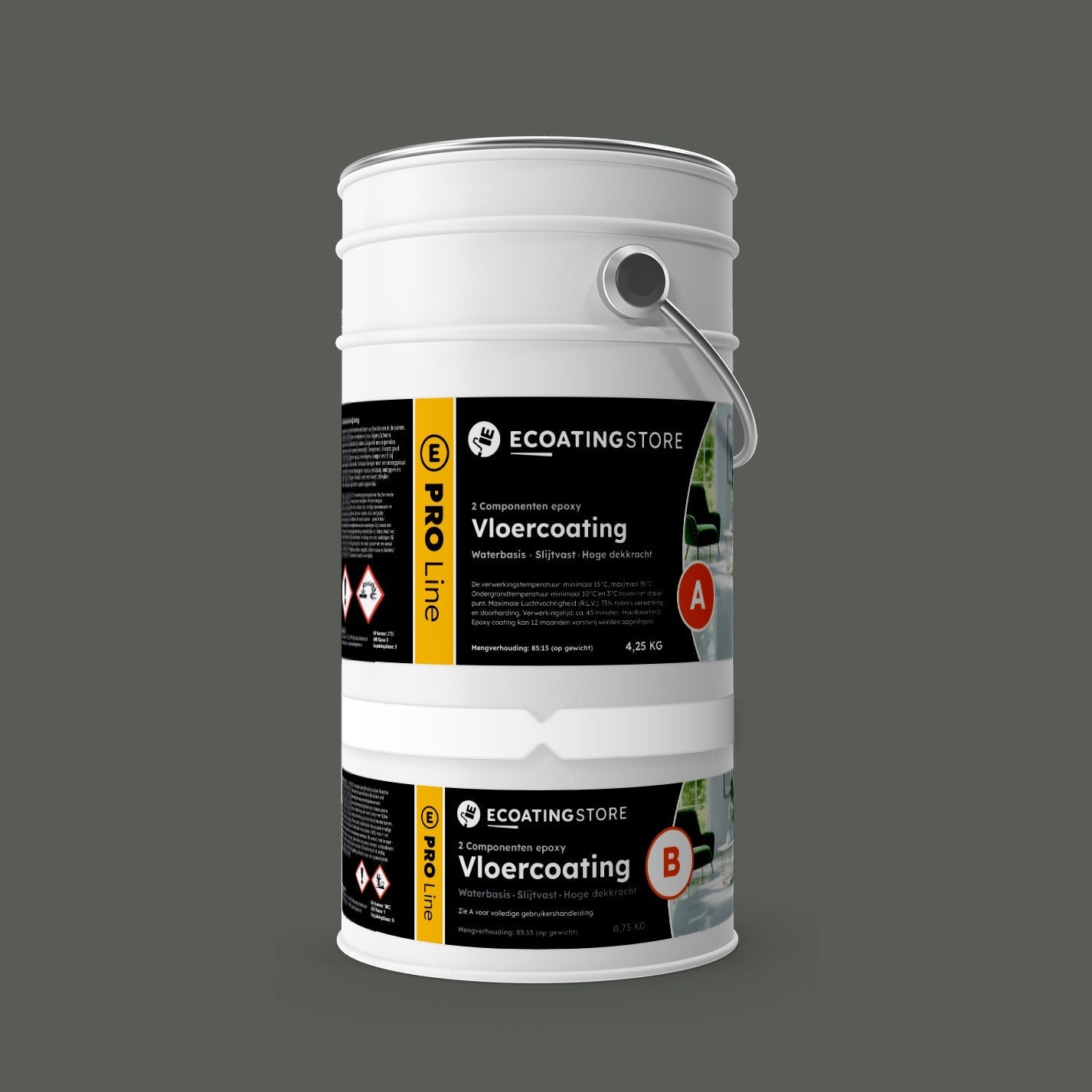 Pintura epoxi - RAL 7010