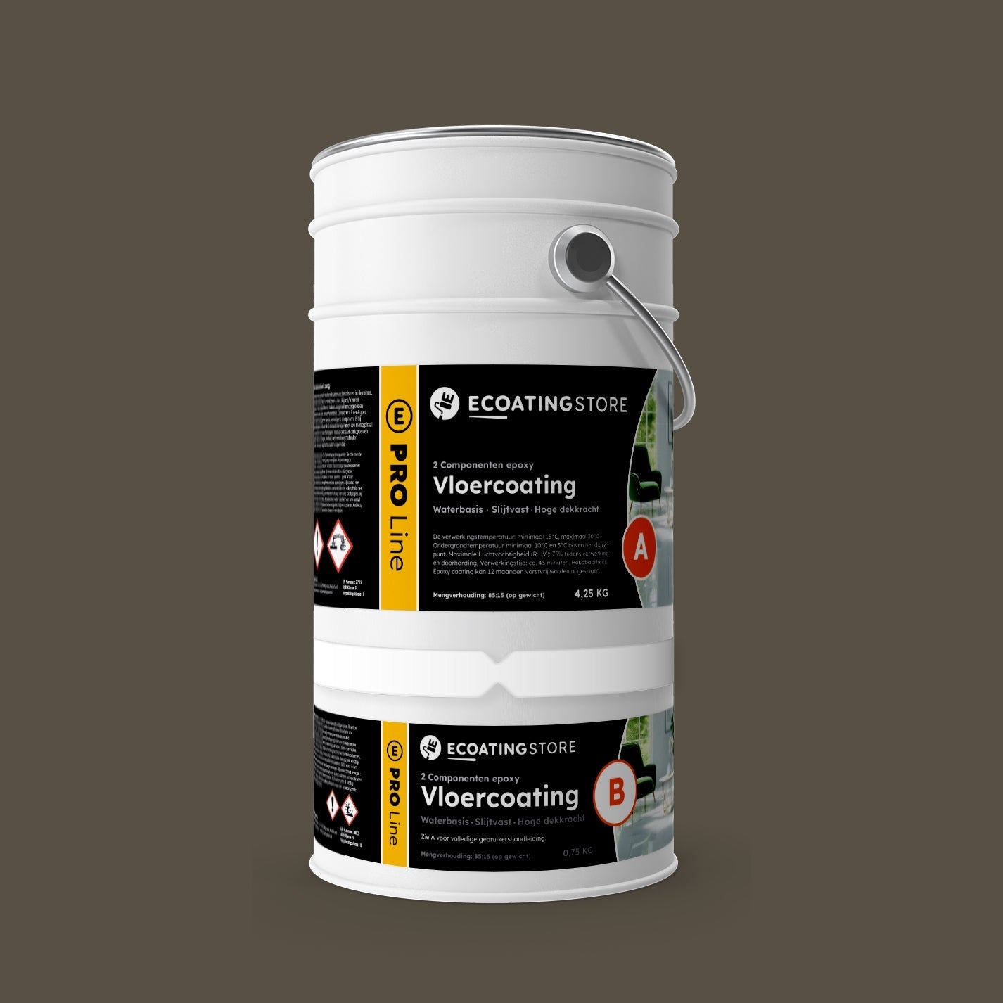 Pintura epoxi - RAL 7013