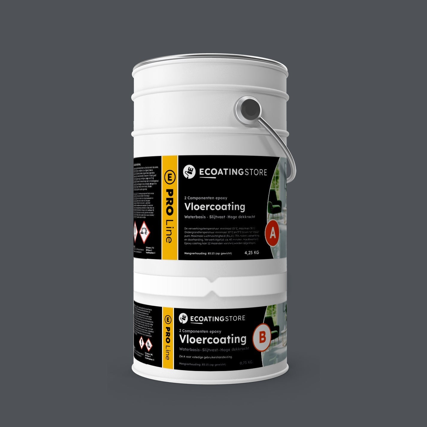 Pintura epoxi - RAL 7015