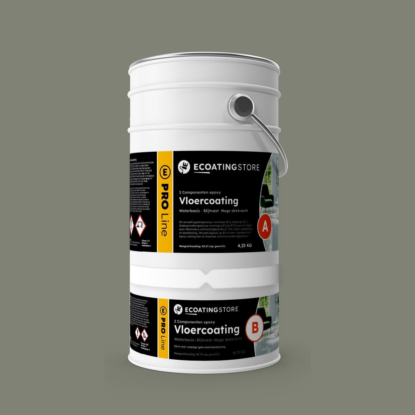 Pintura epoxi - RAL 7033