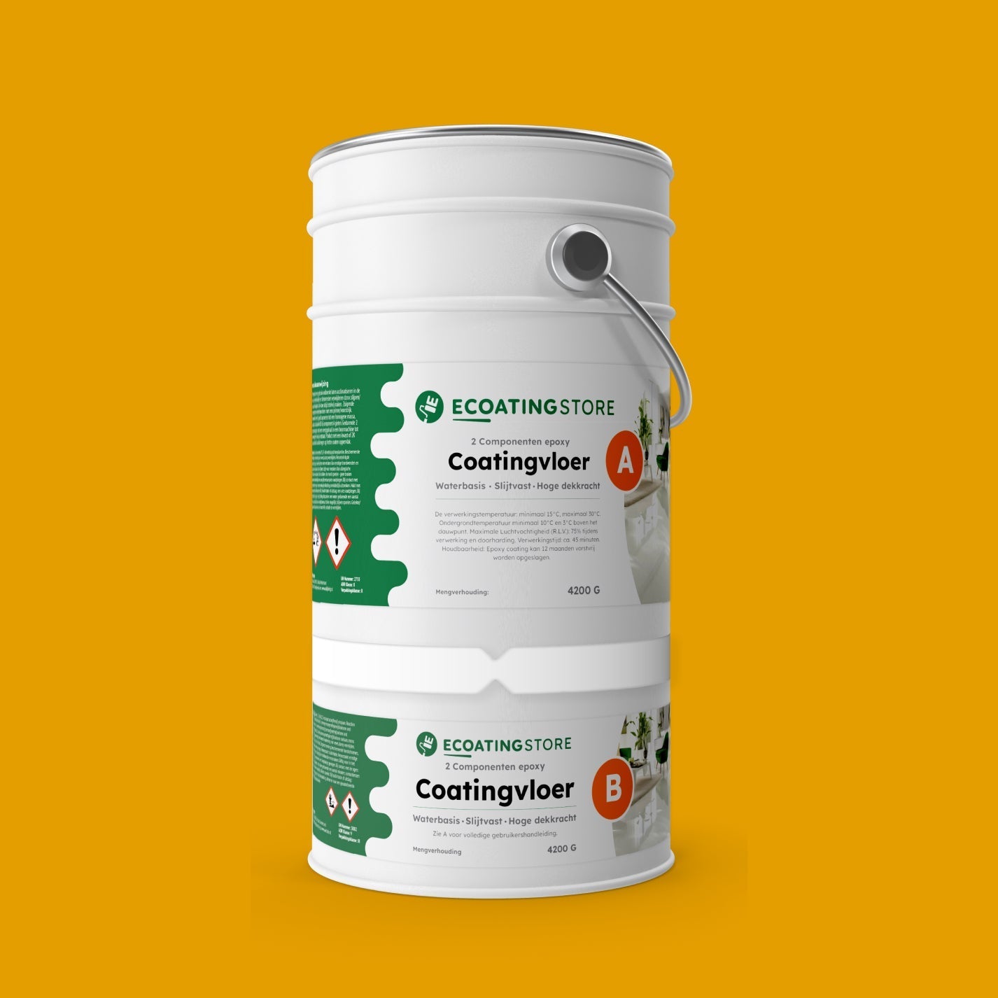 Pintura epoxi - RAL 1004