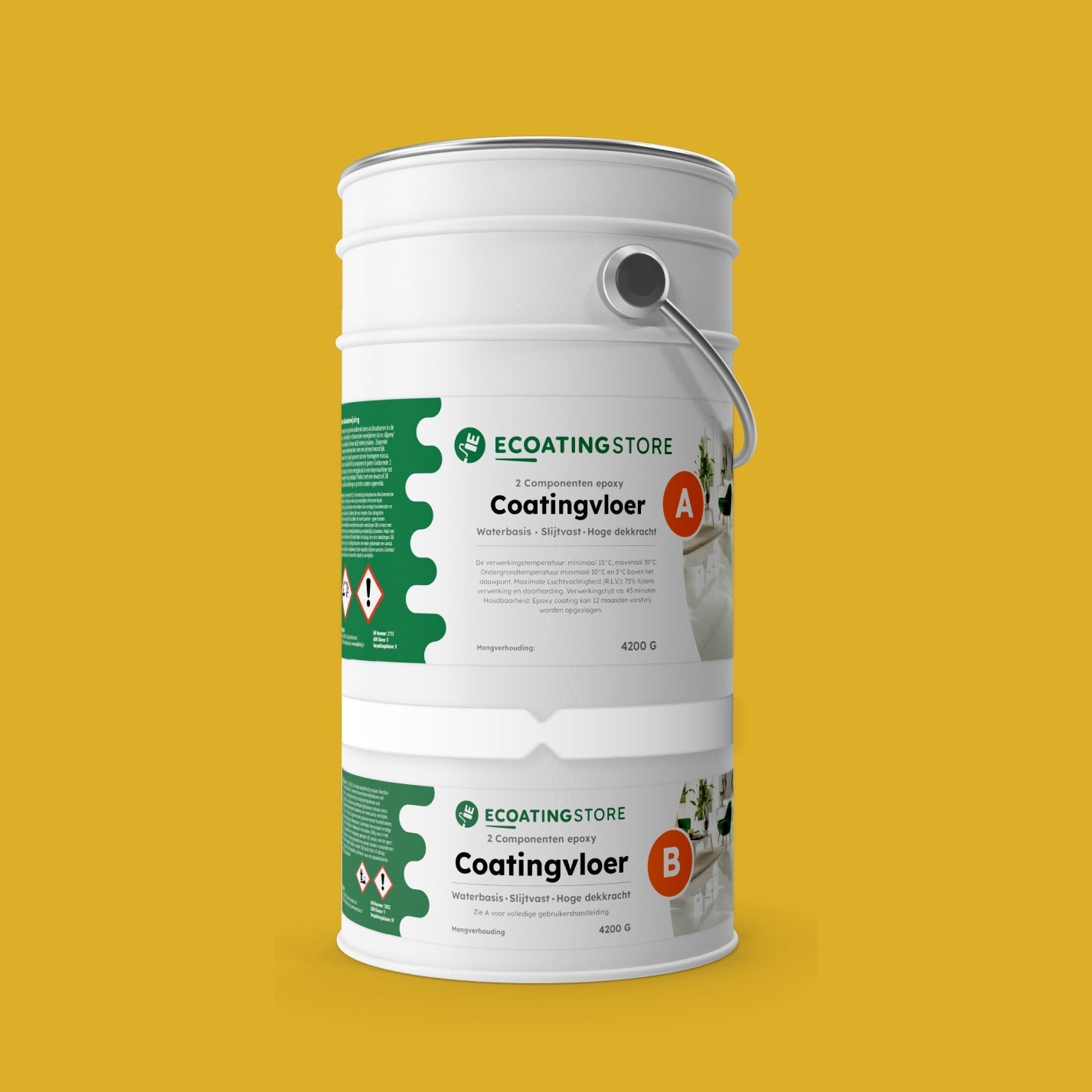 Pintura epoxi - RAL 1012