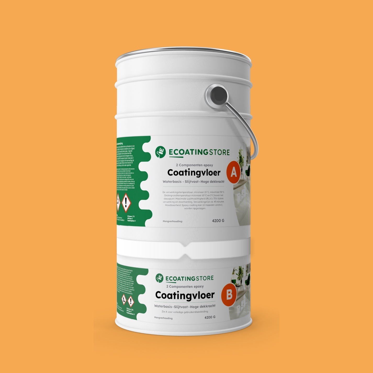 Pintura epoxi - RAL 1017