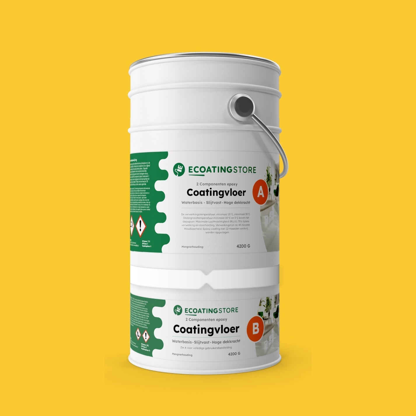 Pintura epoxi - RAL 1018