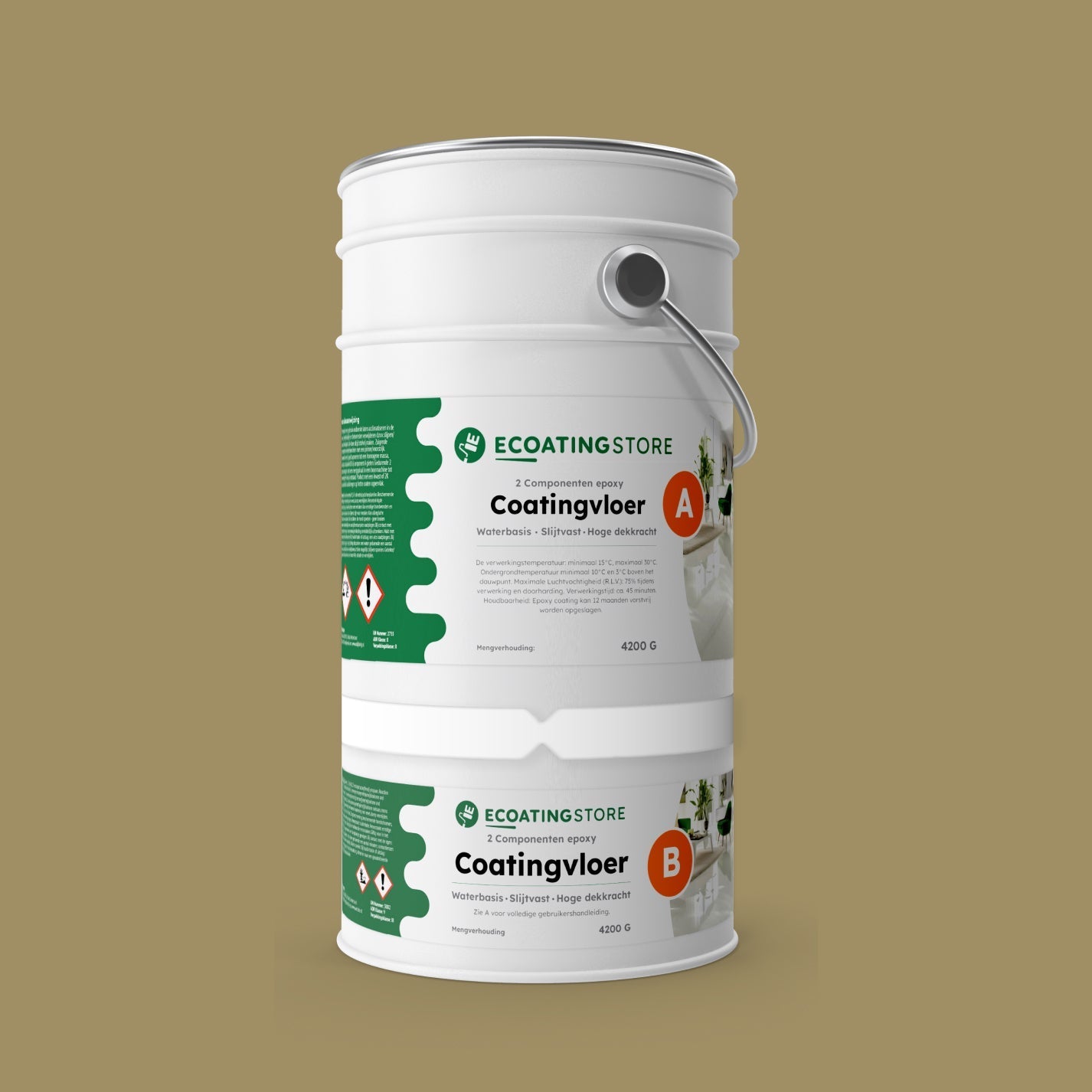 Pintura epoxi - RAL 1020