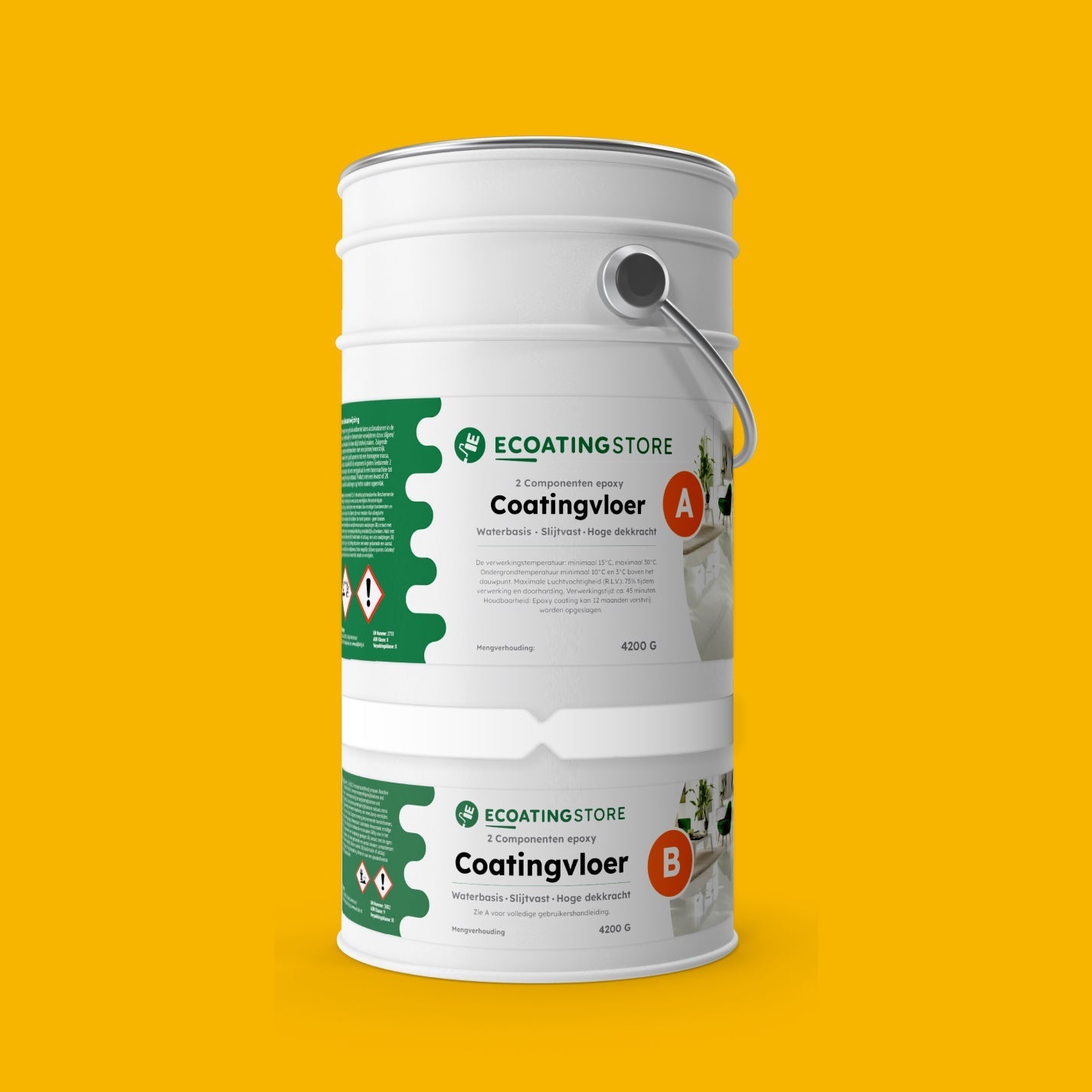 Pintura epoxi - RAL 1023