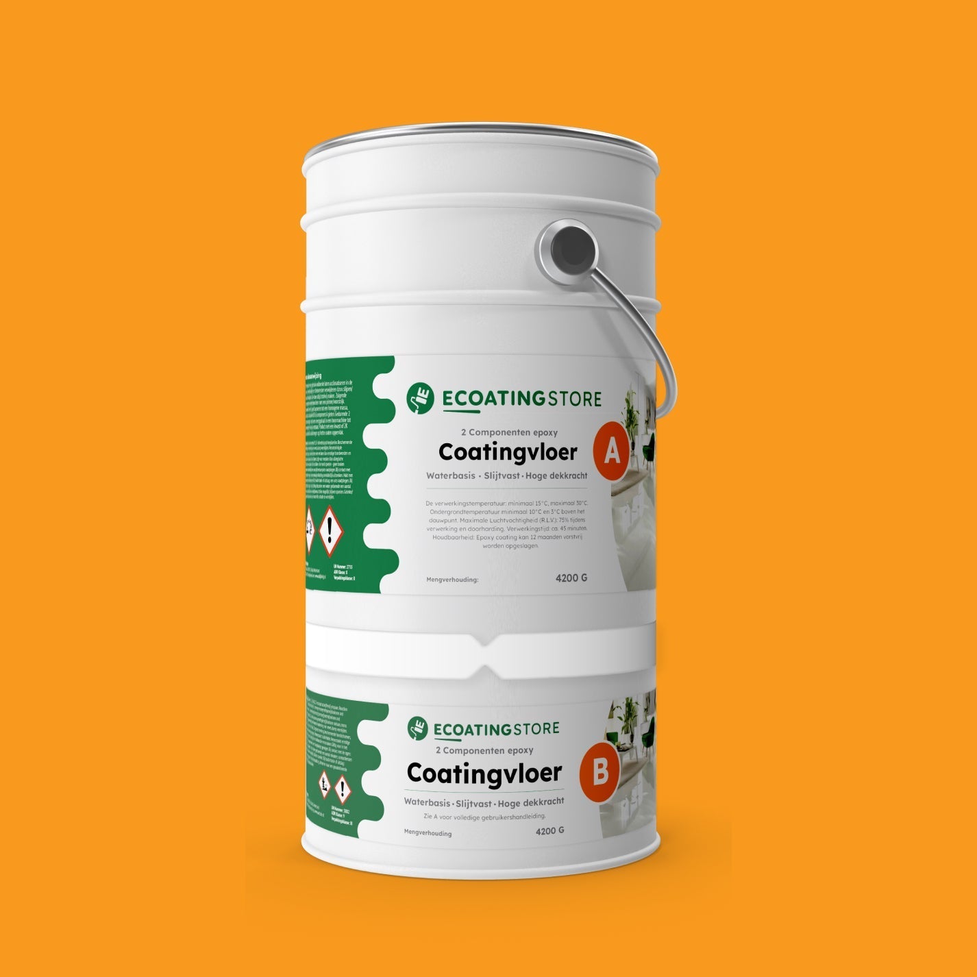 Pintura epoxi - RAL 1033