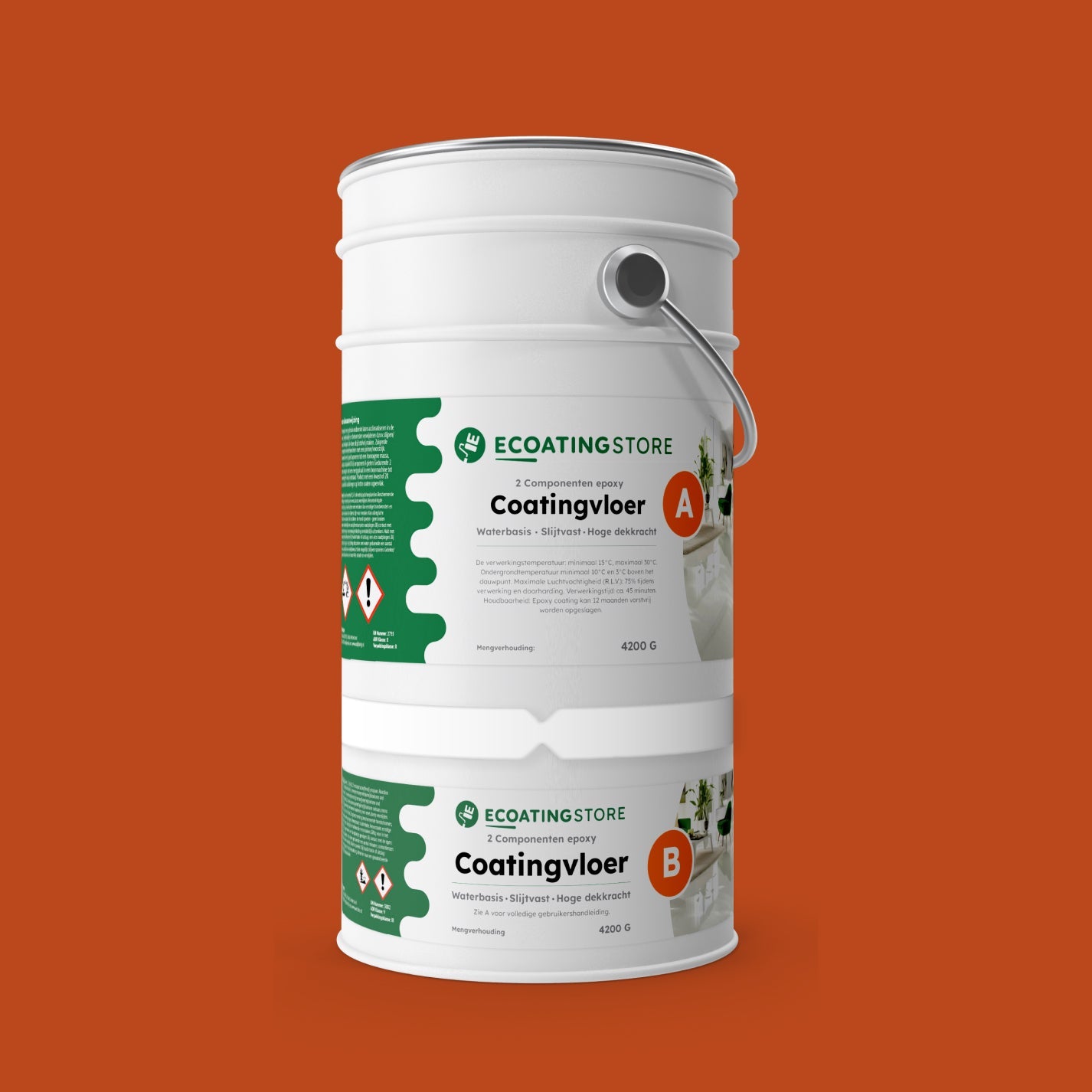 Pintura para suelo de garaje - RAL 2001