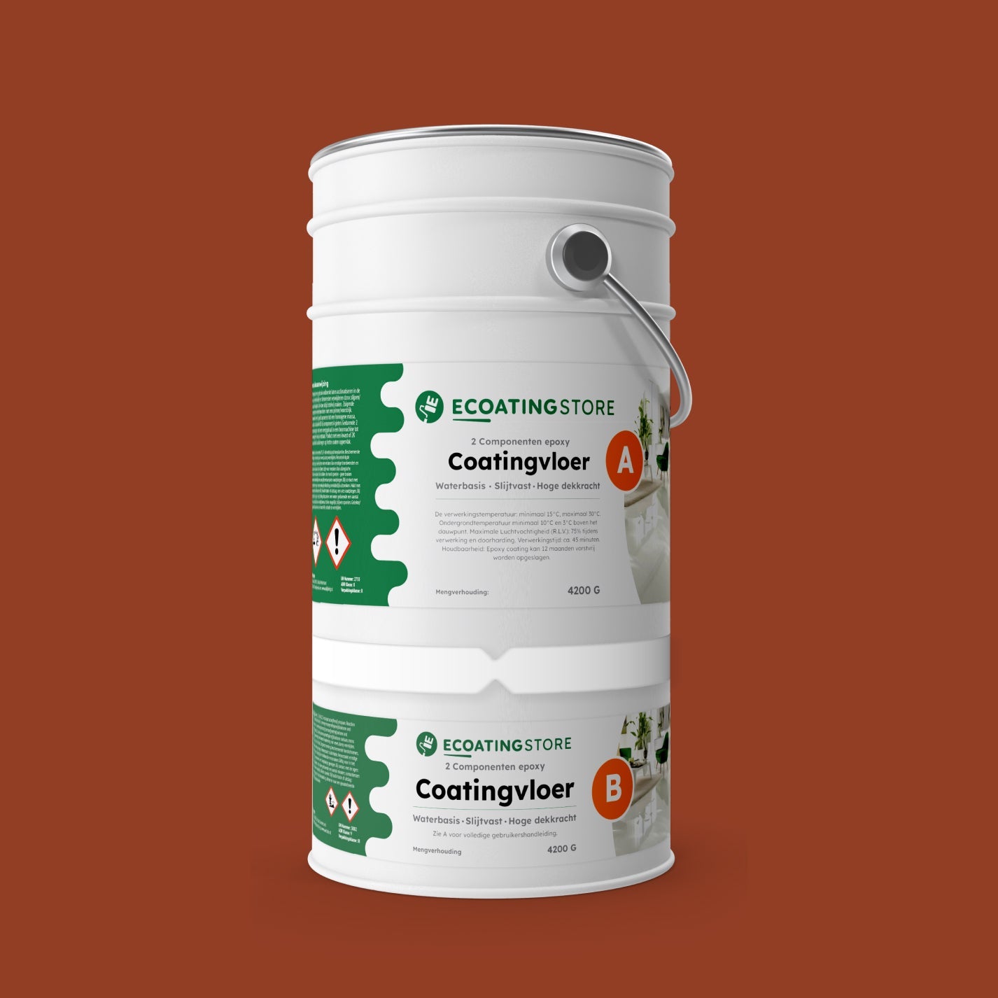 Pintura epoxi para suelo de garaje - RAL 2013