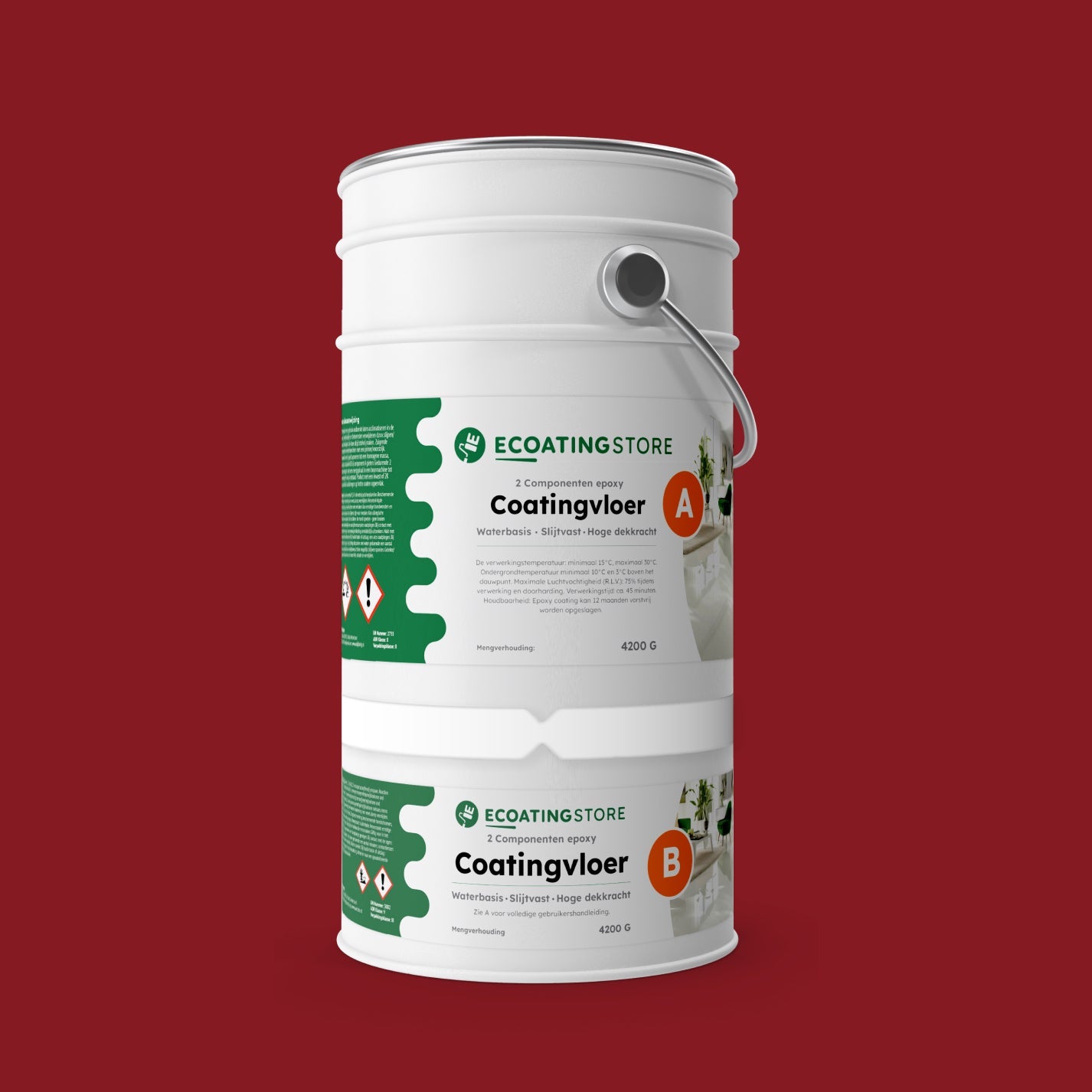 Revestimiento de suelo para garaje - RAL 3003