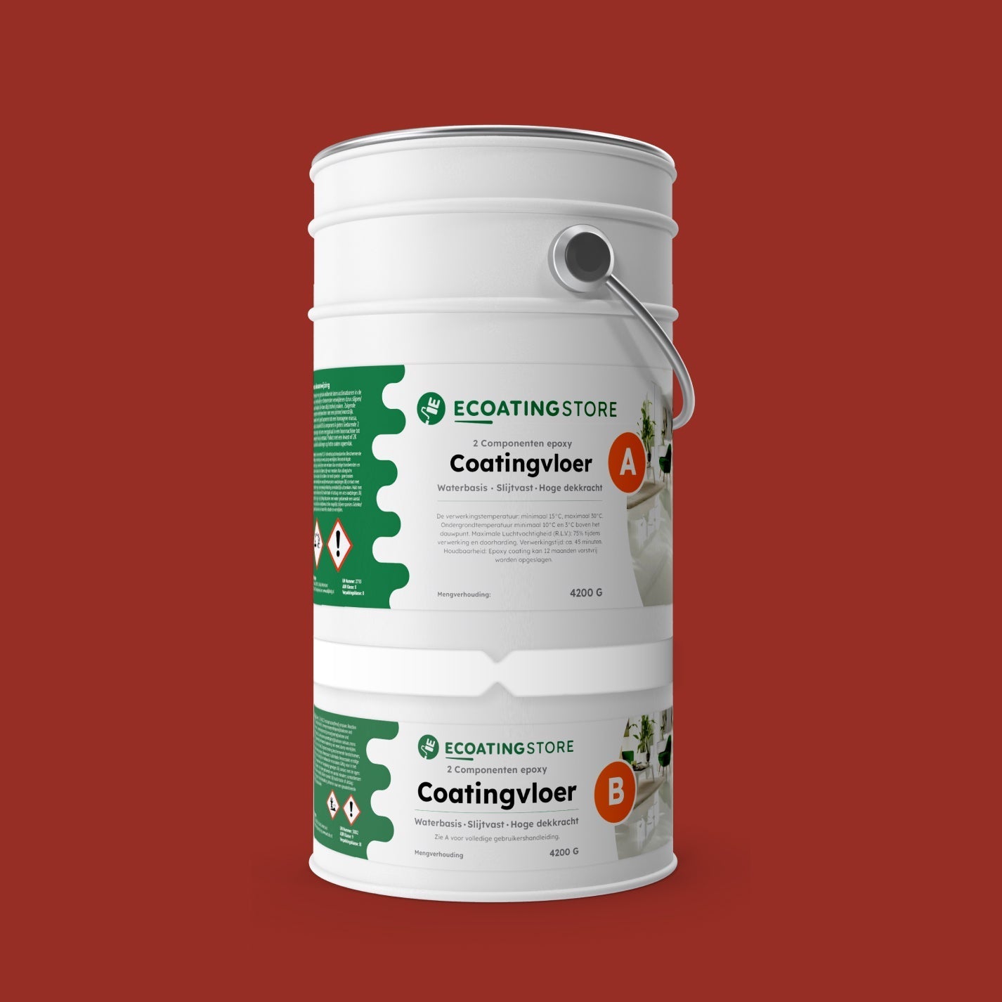 Pintura epoxi - RAL 3013