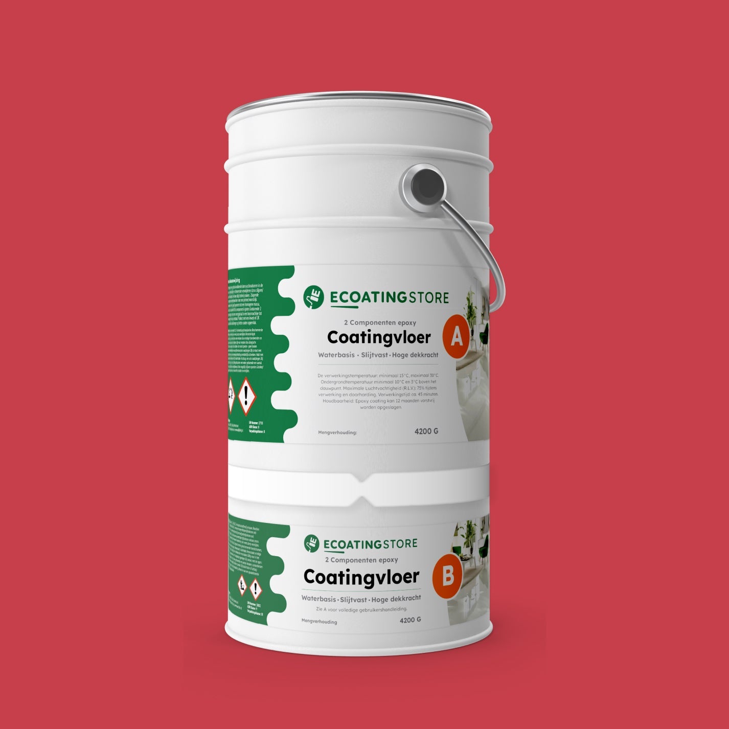 Revestimiento de suelo para garaje - RAL 3018