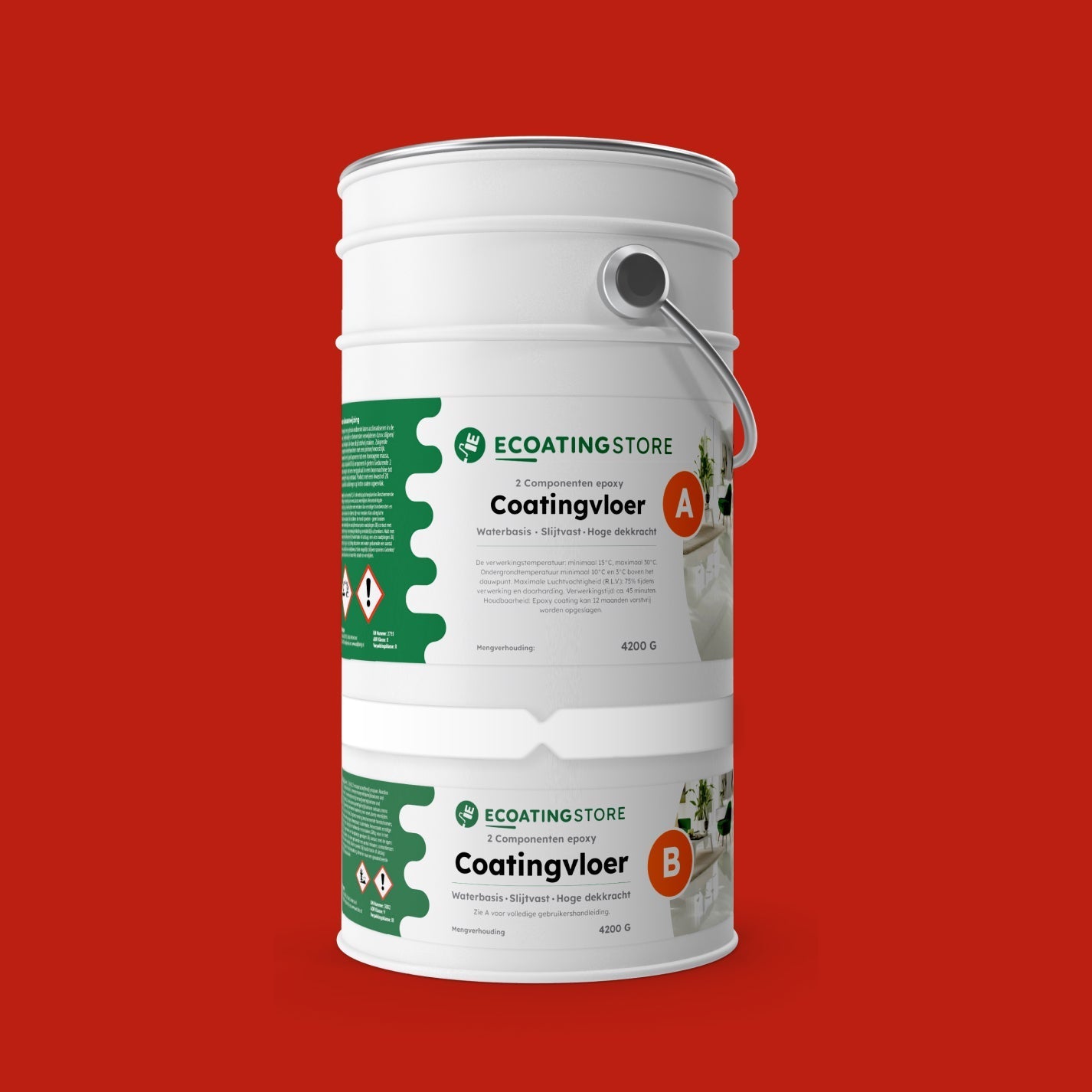 Pintura epoxi - RAL 3020