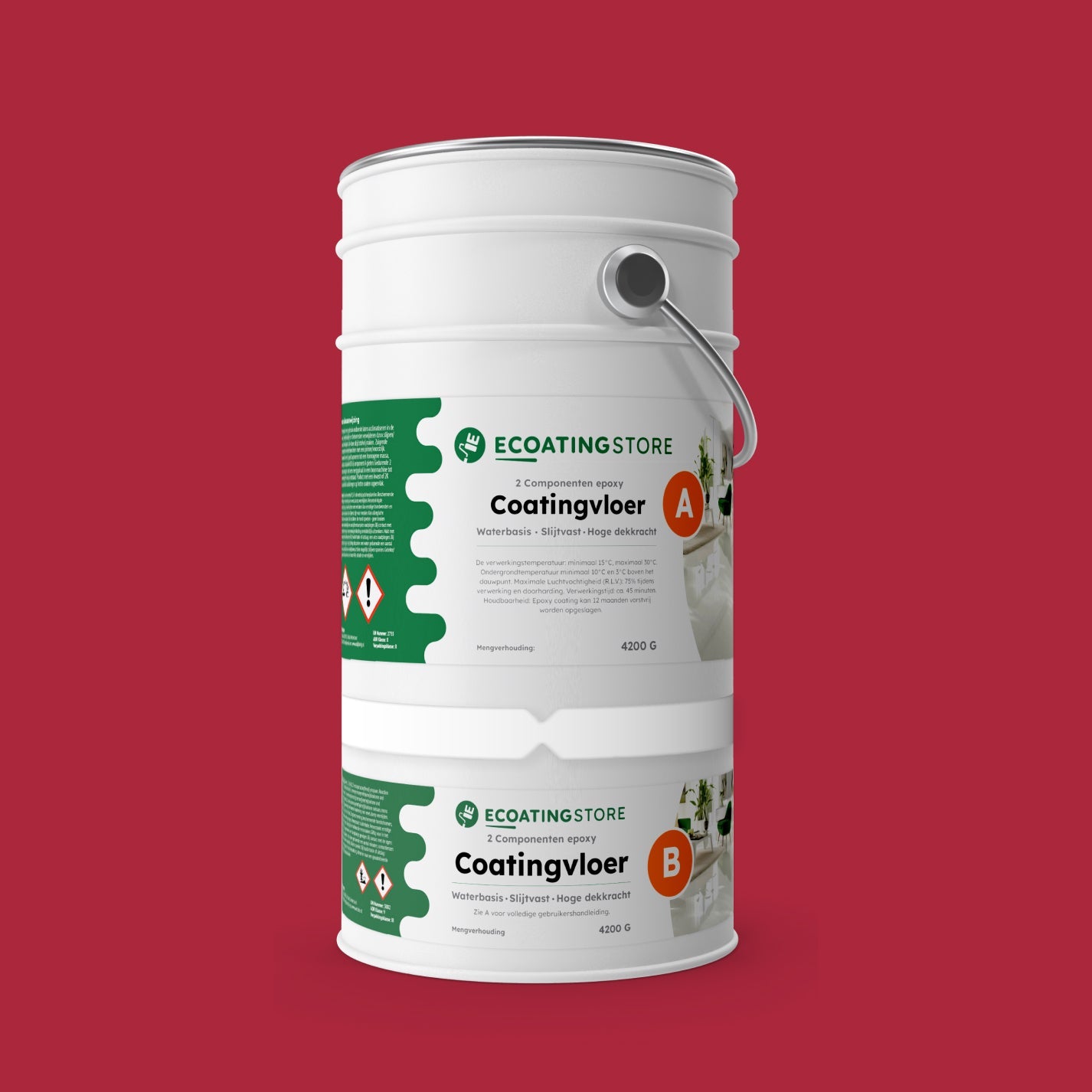 Garaje Pintura epoxi suelo - RAL 3027