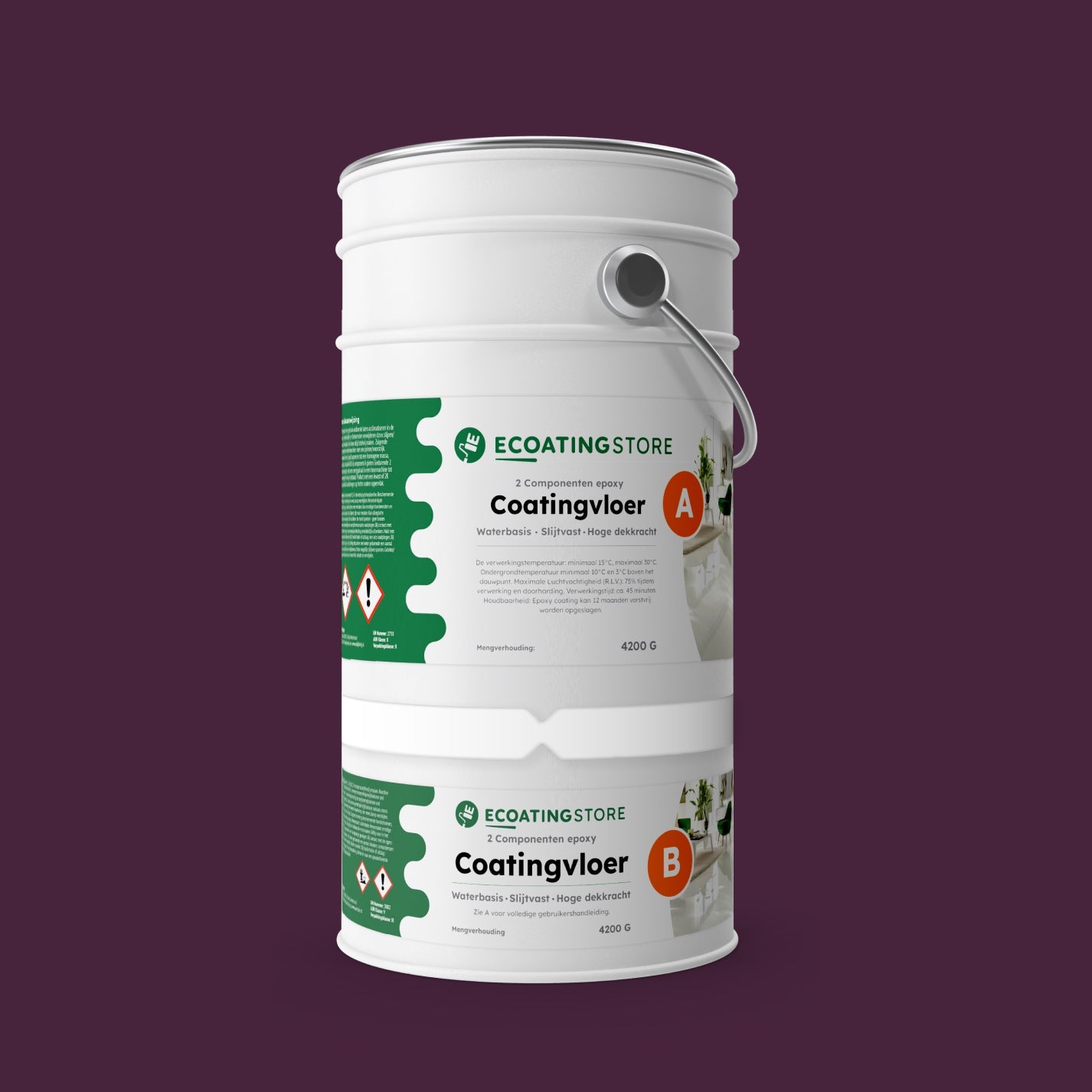 Revestimiento para suelo de garaje - RAL 4007