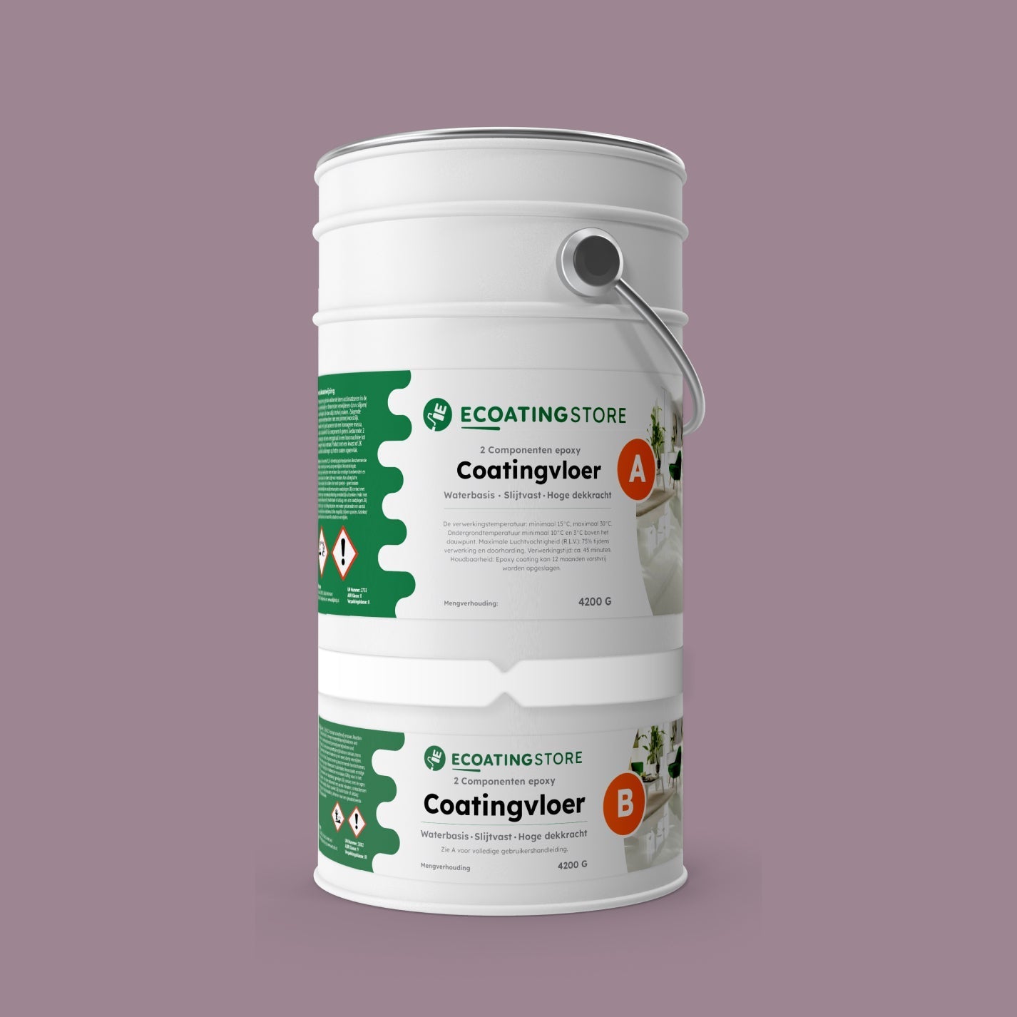 Pintura epoxi - RAL 4009