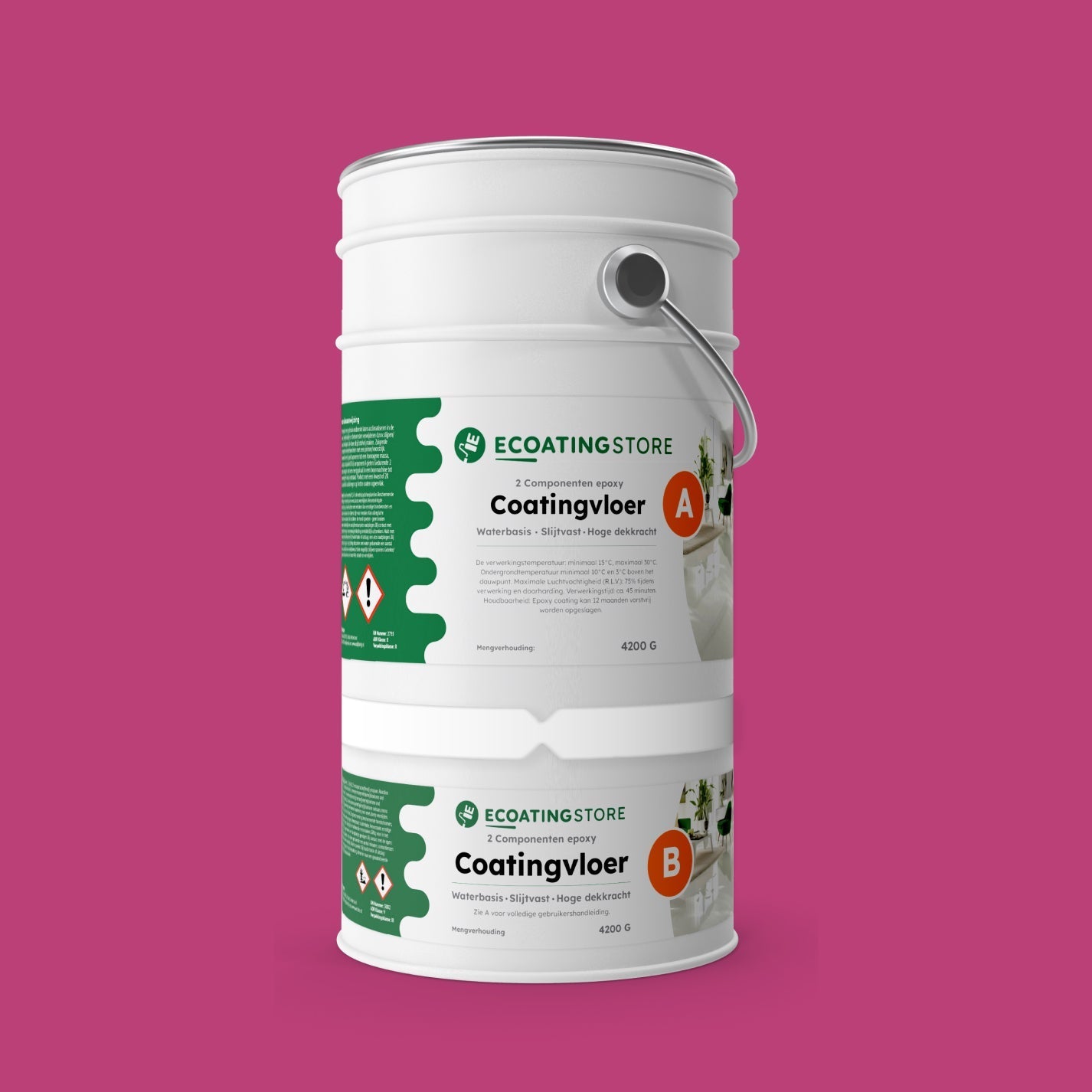 Pintura epoxi - RAL 4010