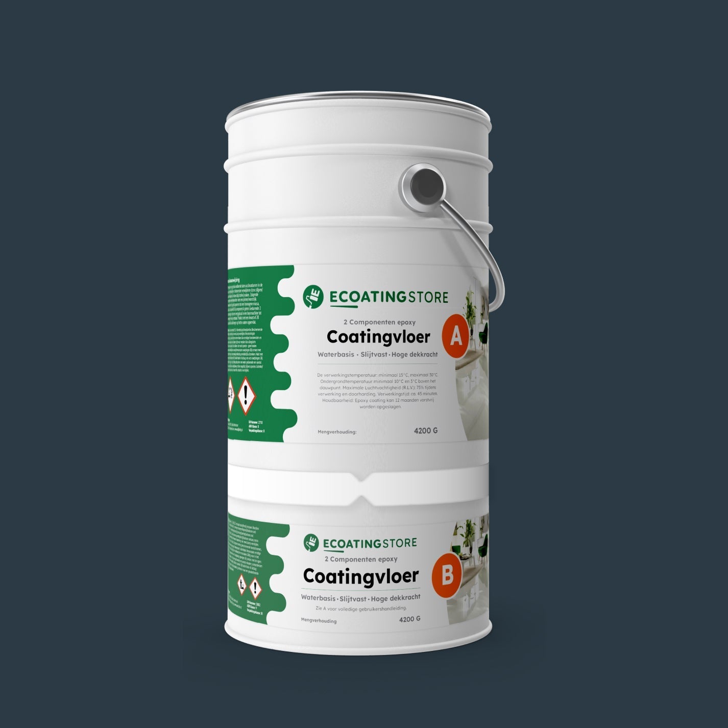 Pintura epoxi - RAL 5008