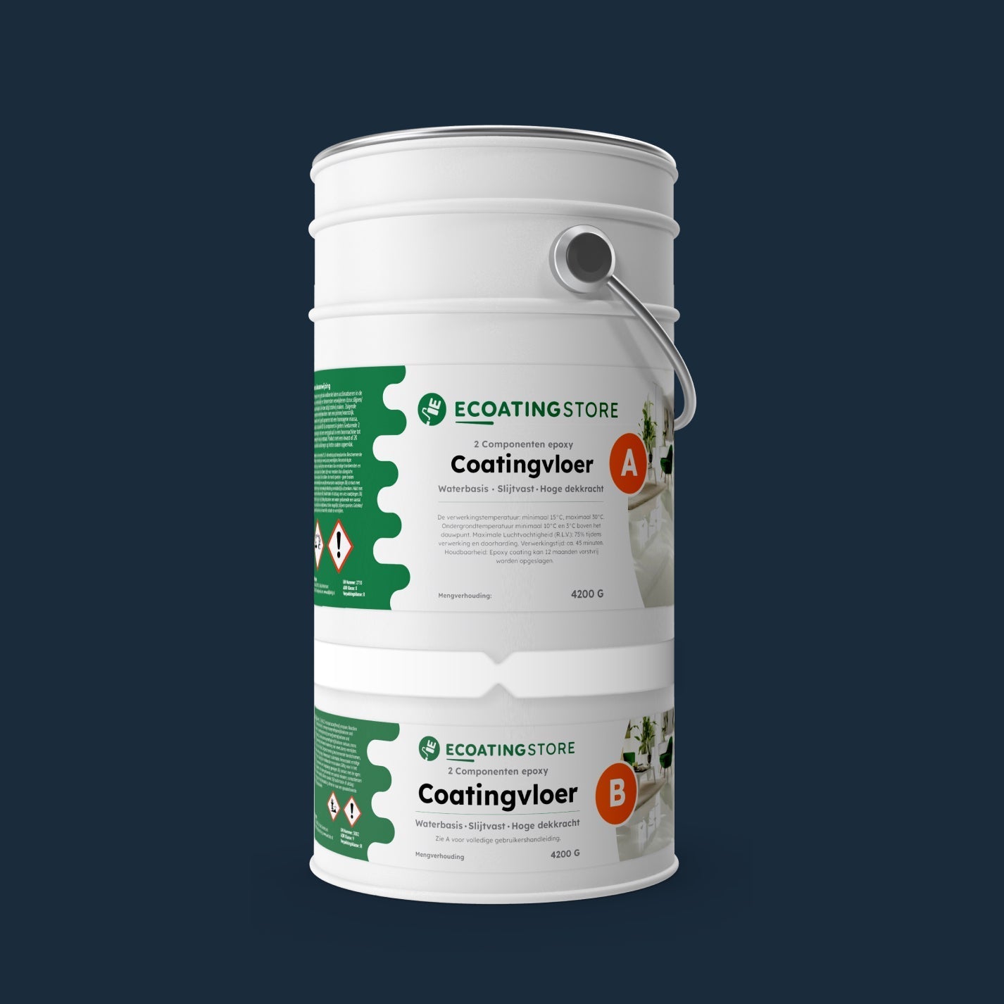 Pintura epoxi - RAL 5011