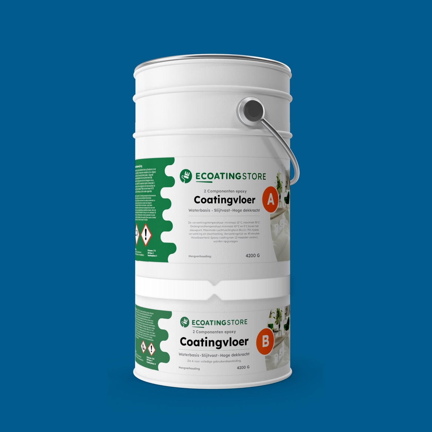 Garaje Pintura epoxi suelo - RAL 5017