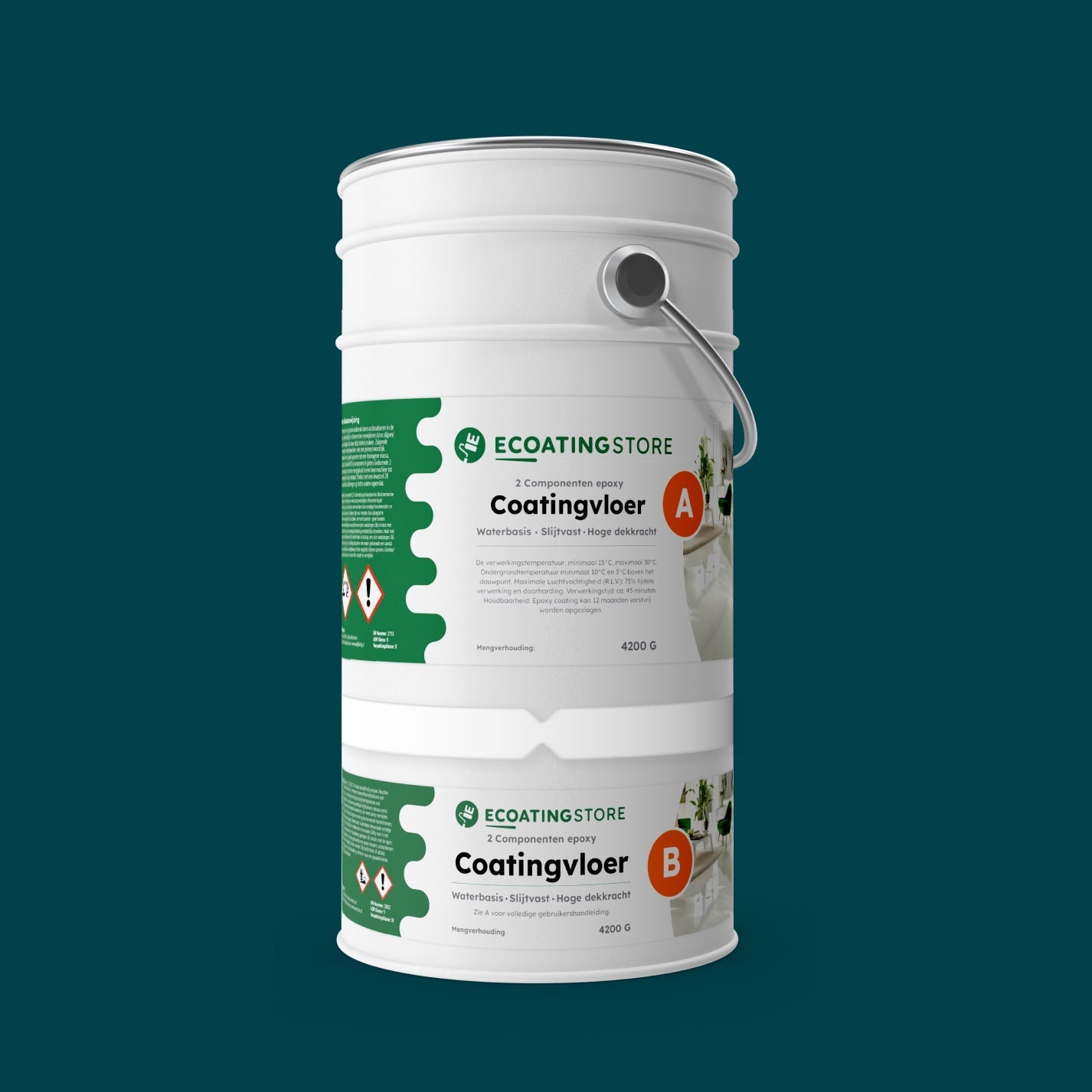 Pintura epoxi - RAL 5020