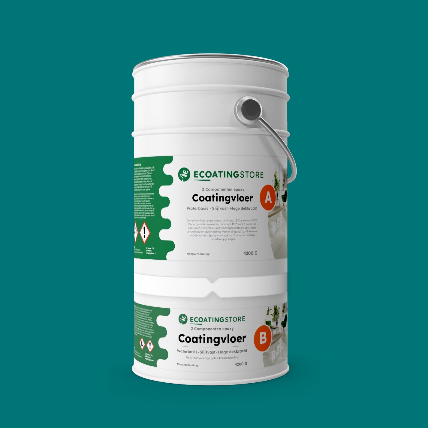 Recubrimiento de suelo de garaje - RAL 5021