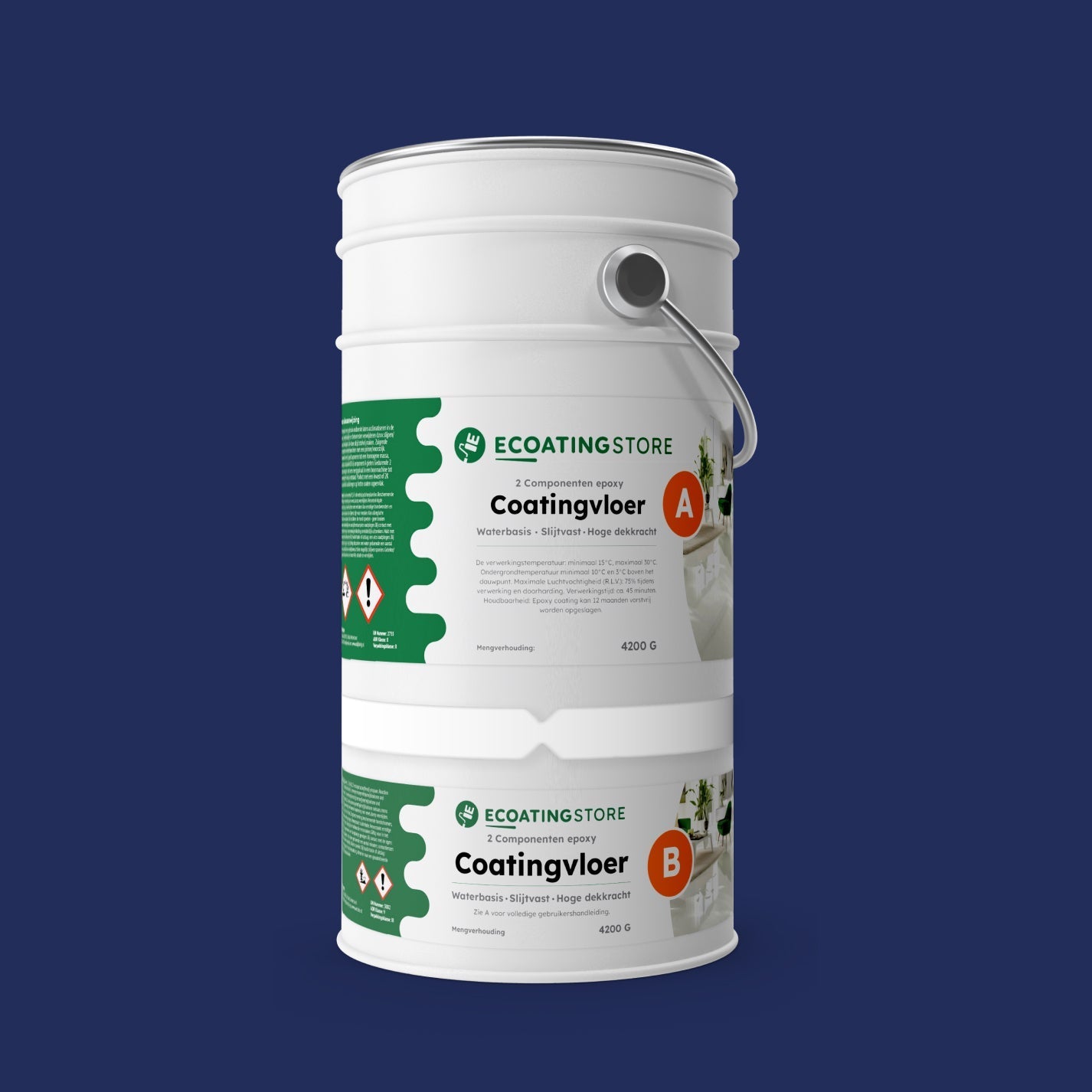 Pintura epoxi - RAL 5022