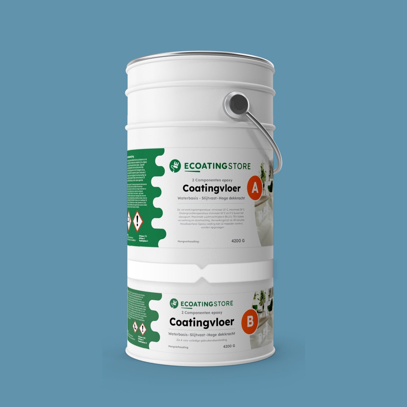 Pintura epoxi - RAL 5024