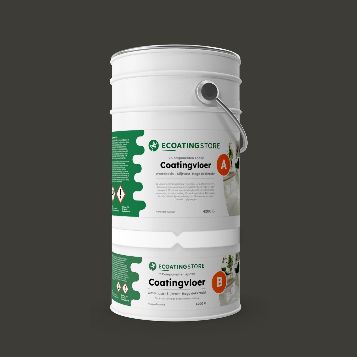 Pintura epoxi - RAL 6015