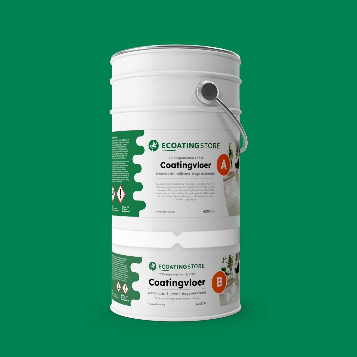 Pintura epoxi - RAL 6024