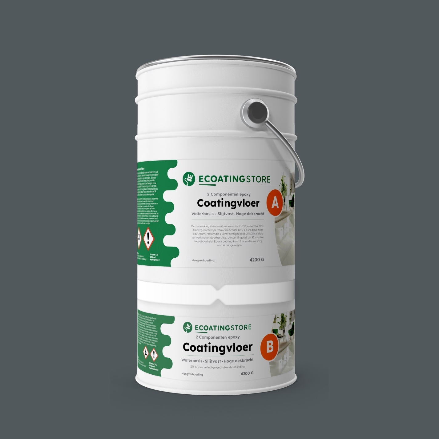 Pintura epoxi - RAL 7011