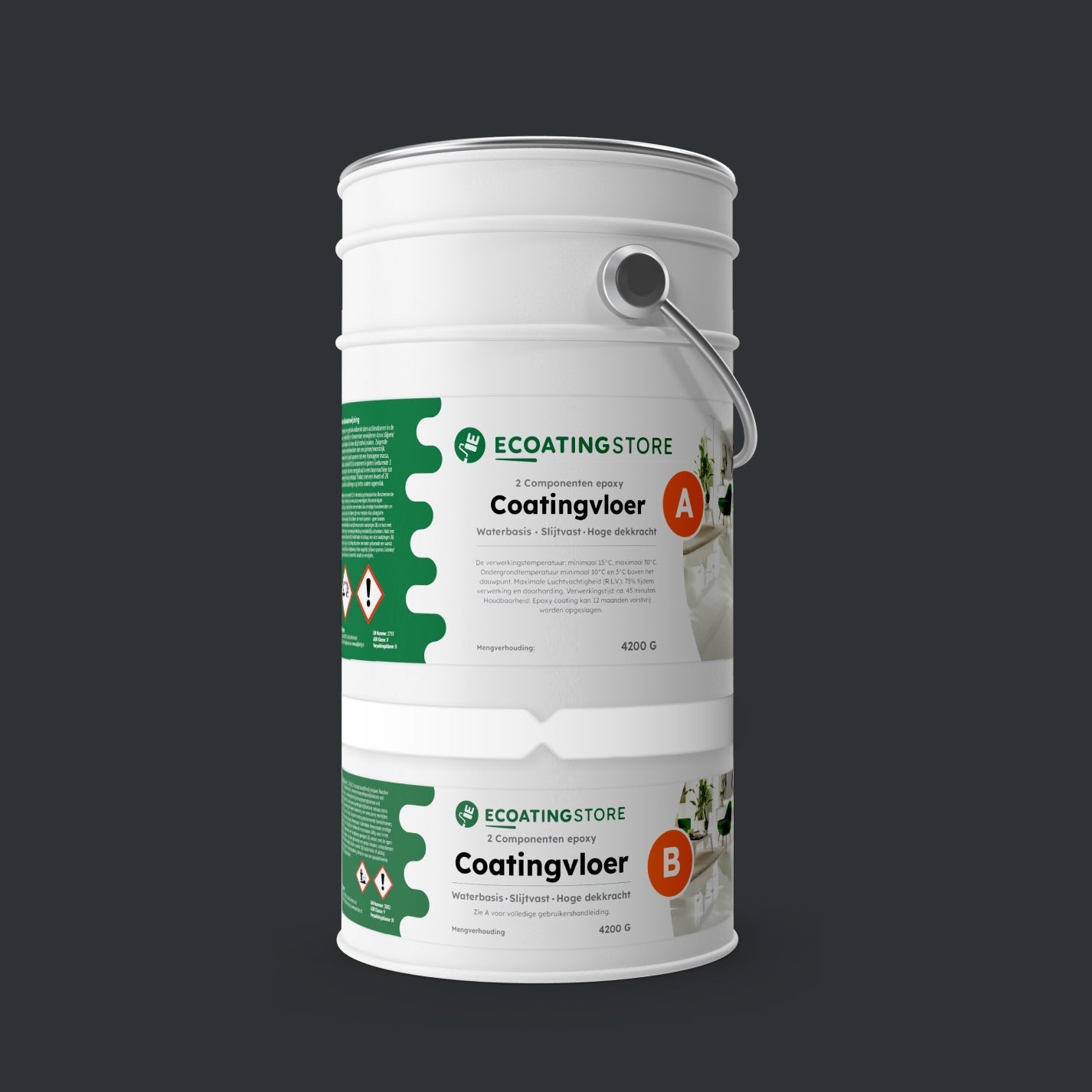 Pintura epoxi - RAL 7021